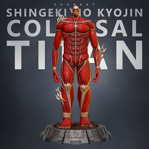 Colossal Titan STL 3D print model