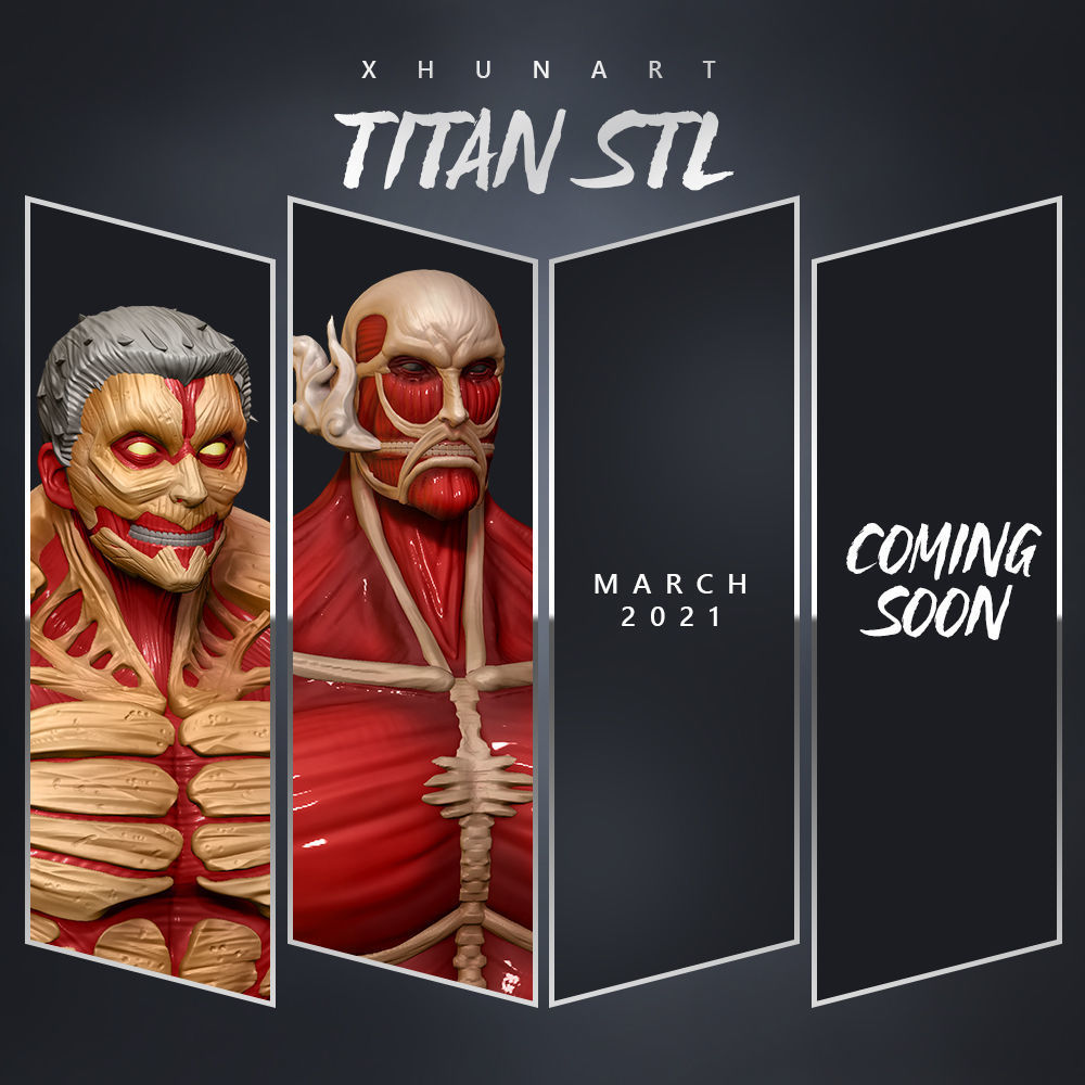 Colossal Titan STL 3D print model_6