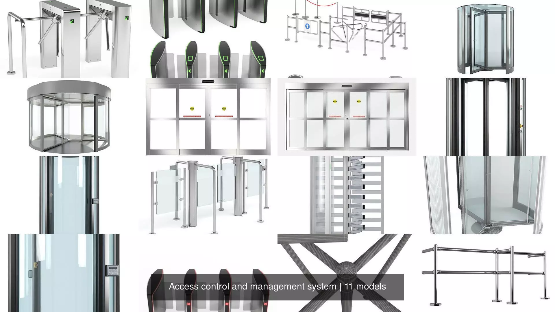 Access control and management system 3D Model Collection_0