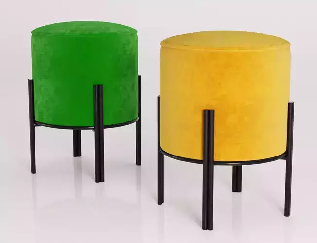 Chair pair of stools