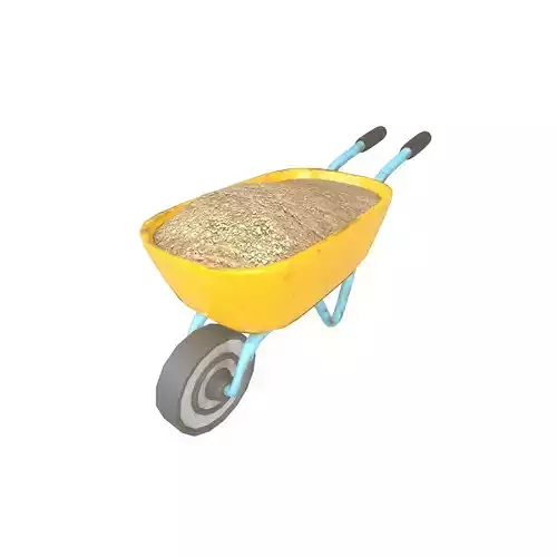 Cartoon Wheelbarrow v3 001