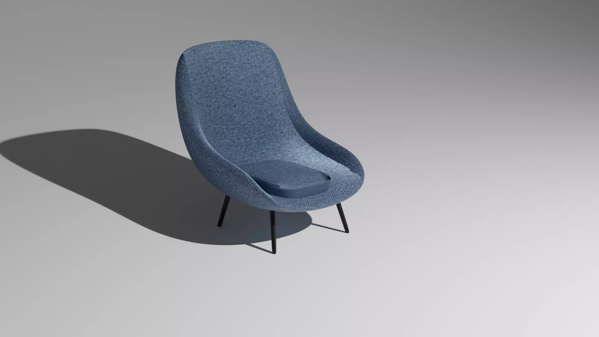 Modern armchair 3D model_0