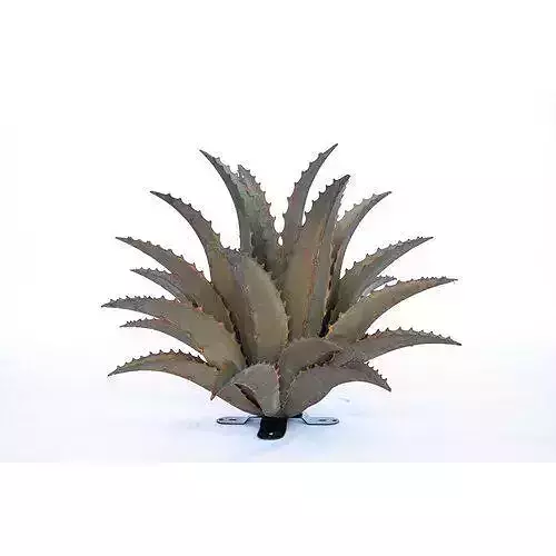 Verdigris Madalynn Sawtooth Agave Garden Art