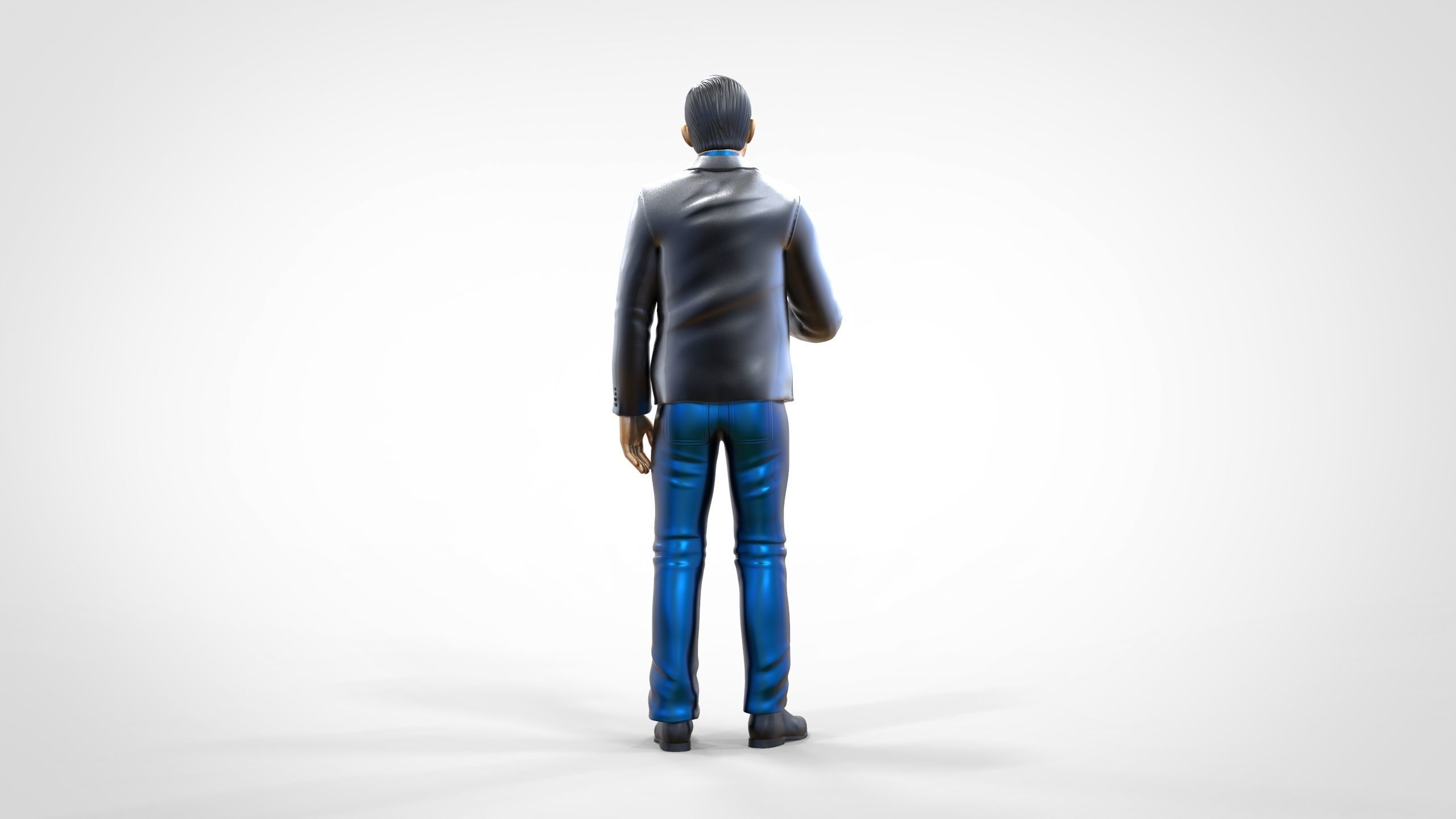 N1 Reporter with Uniform is Reporting 3D print model_7