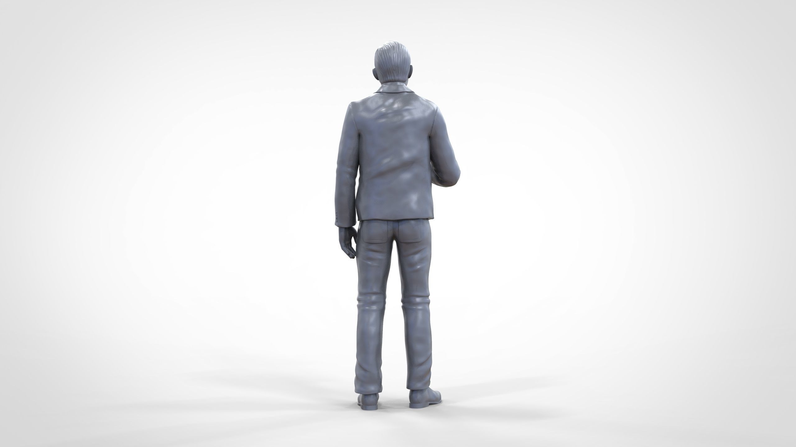 N1 Reporter with Uniform is Reporting 3D print model_24