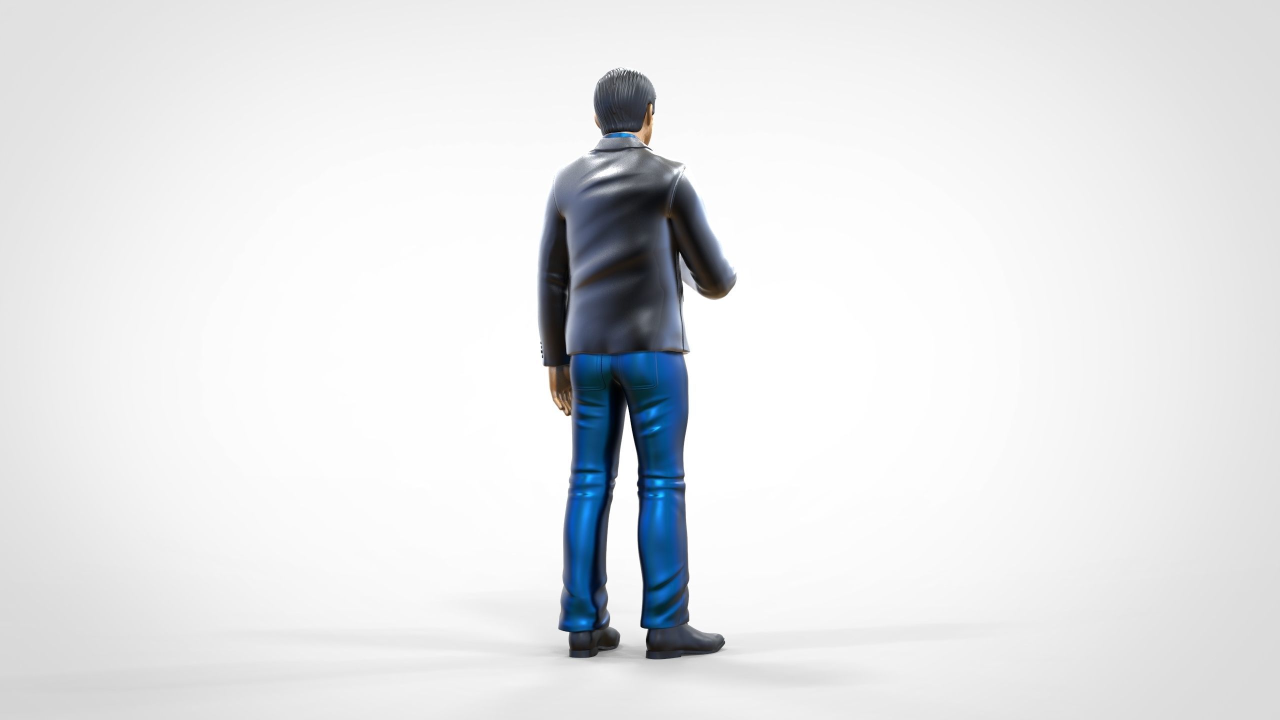 N1 Reporter with Uniform is Reporting 3D print model_6