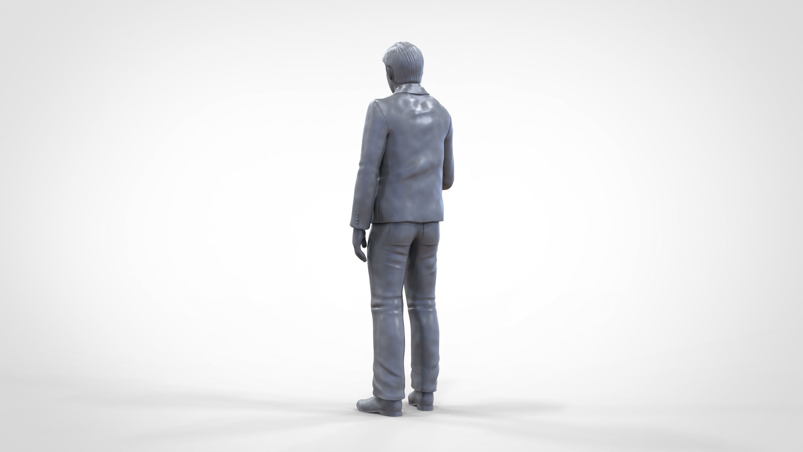 N1 Reporter with Uniform is Reporting 3D print model_25