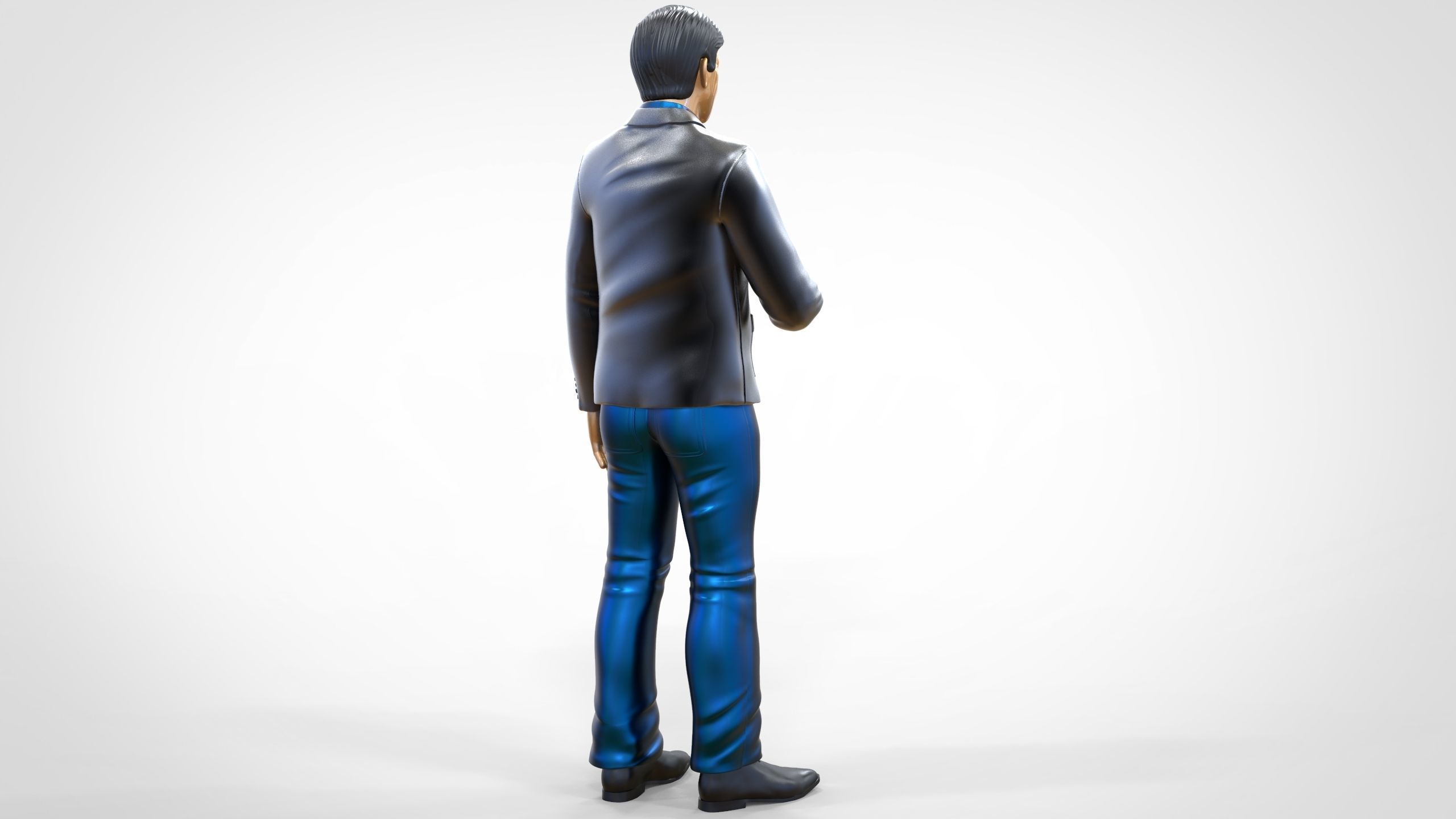 N1 Reporter with Uniform is Reporting 3D print model_32