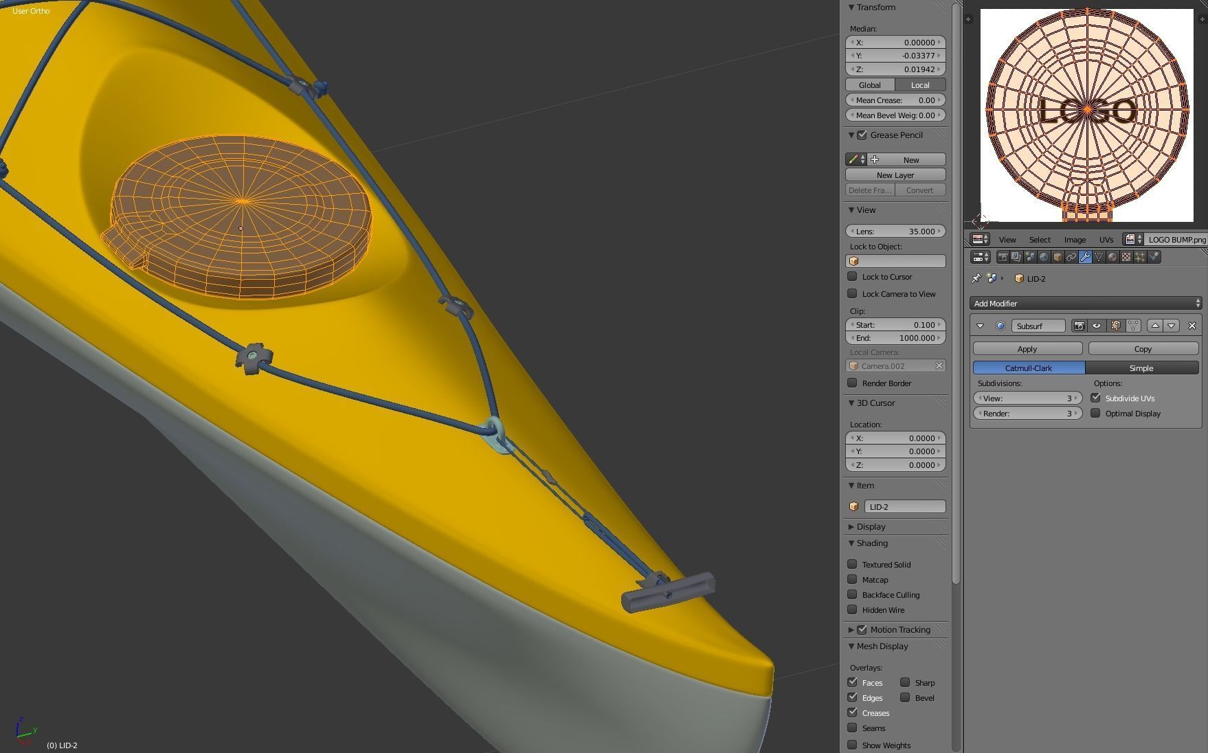 Kayak 3D model_19