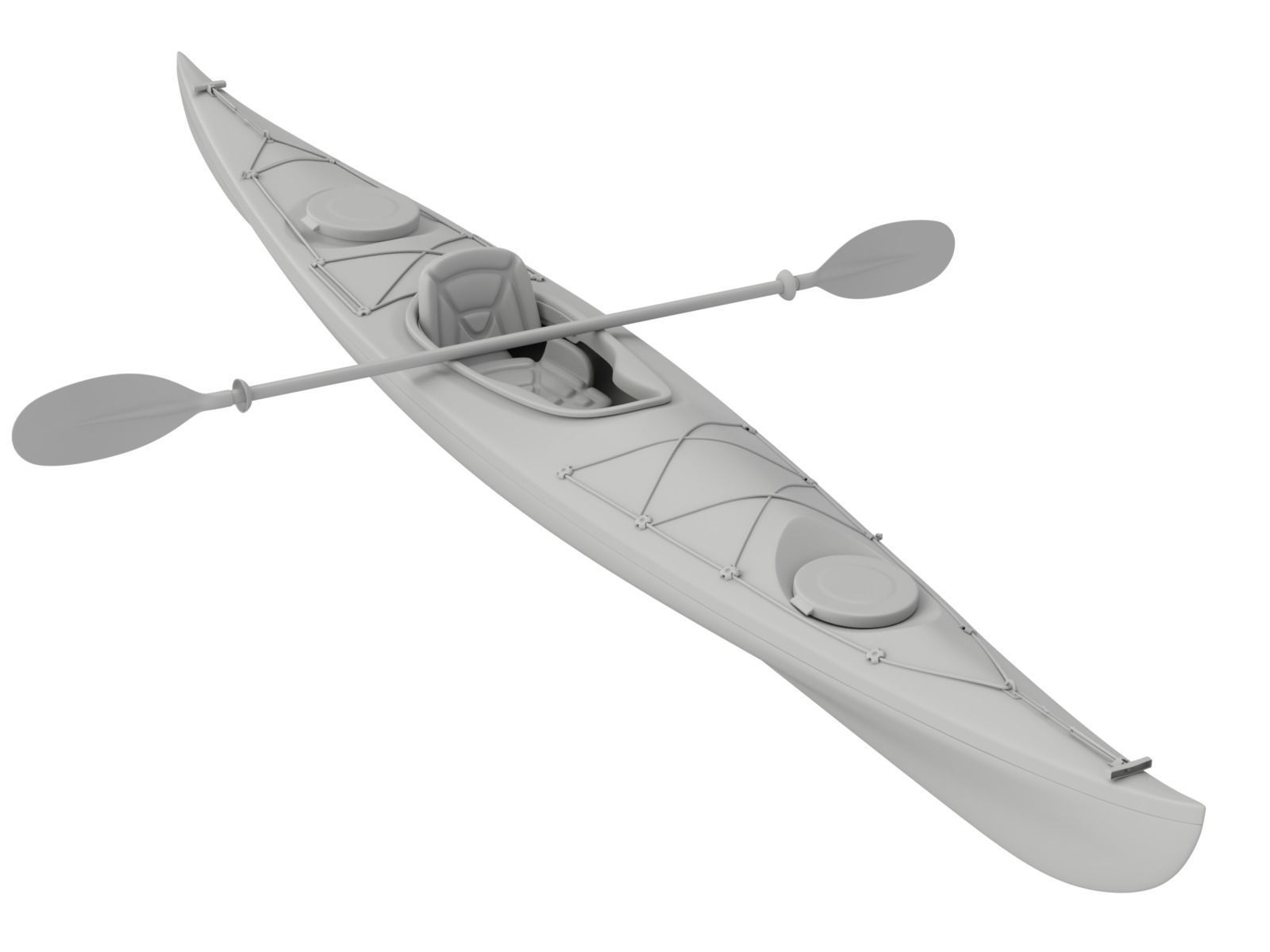 Kayak 3D model_12