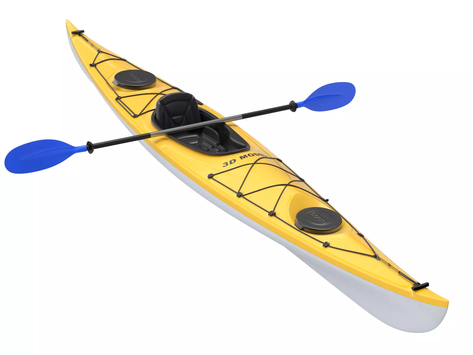 Kayak 3D model_0