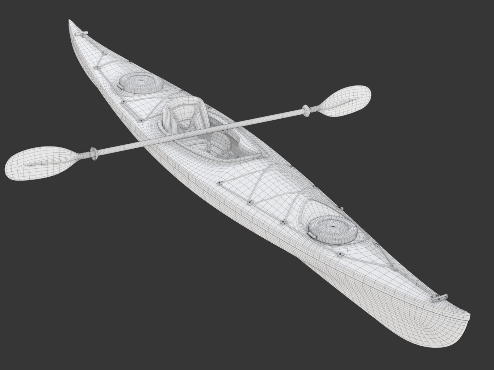 Kayak 3D model_30