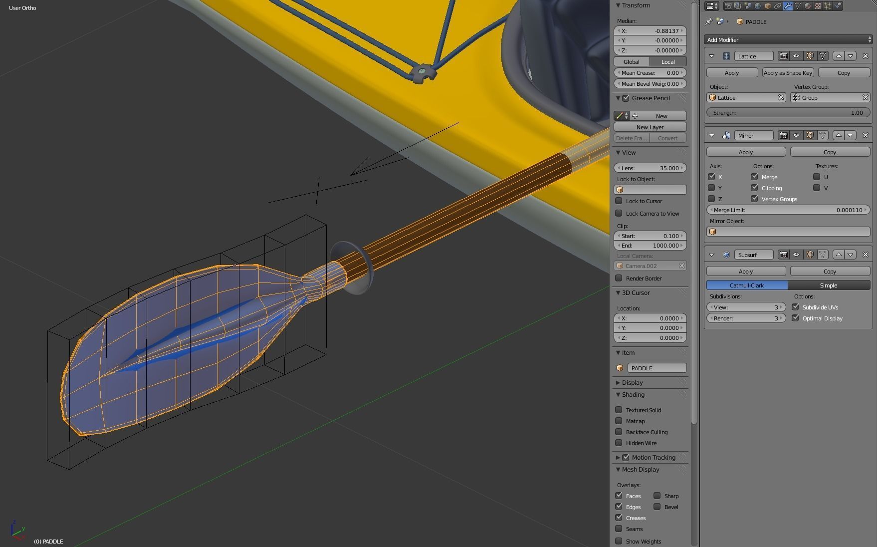 Kayak 3D model_20