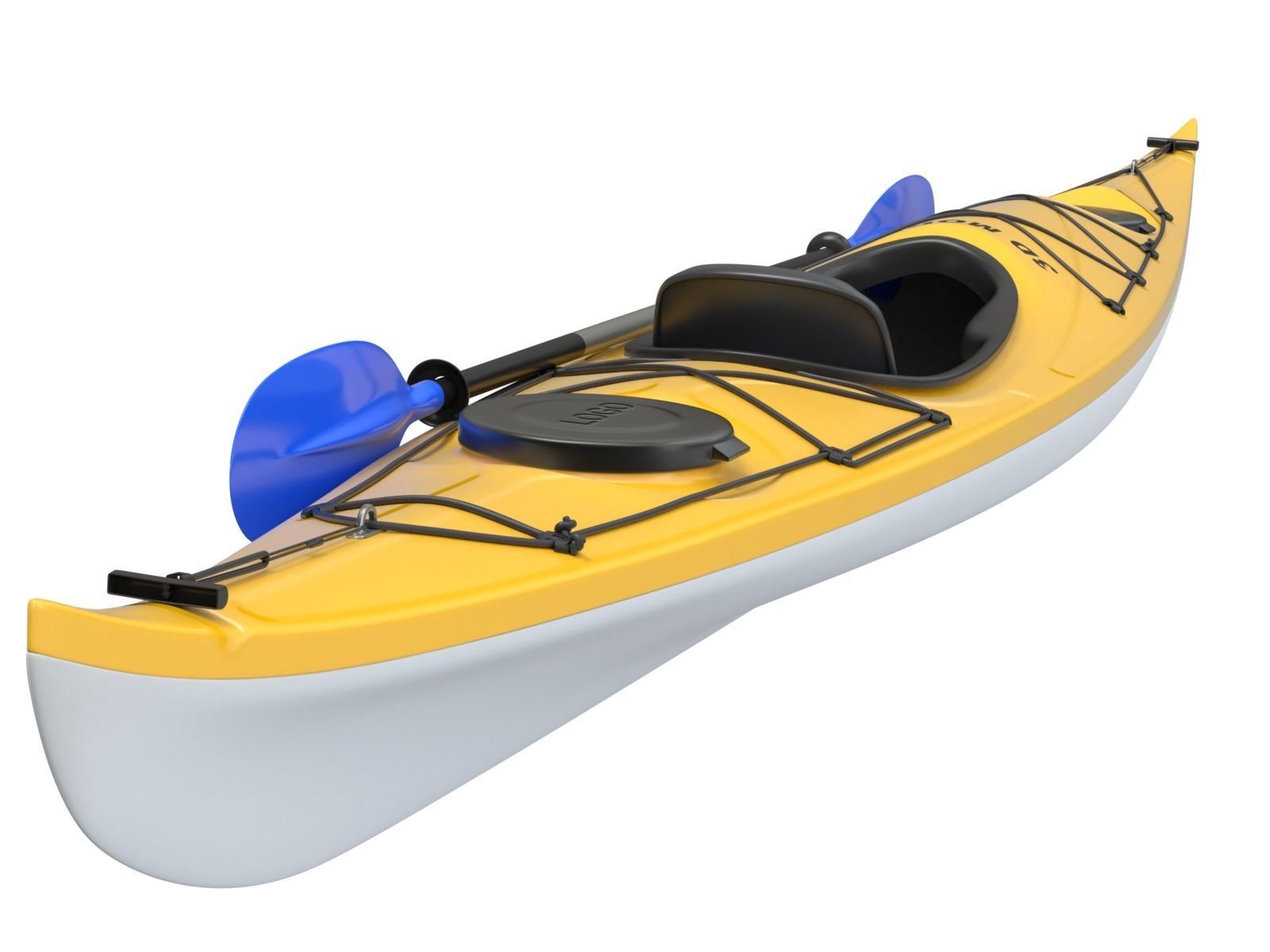 Kayak 3D model_10