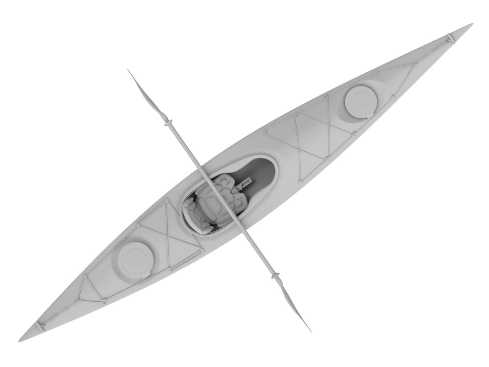 Kayak 3D model_16