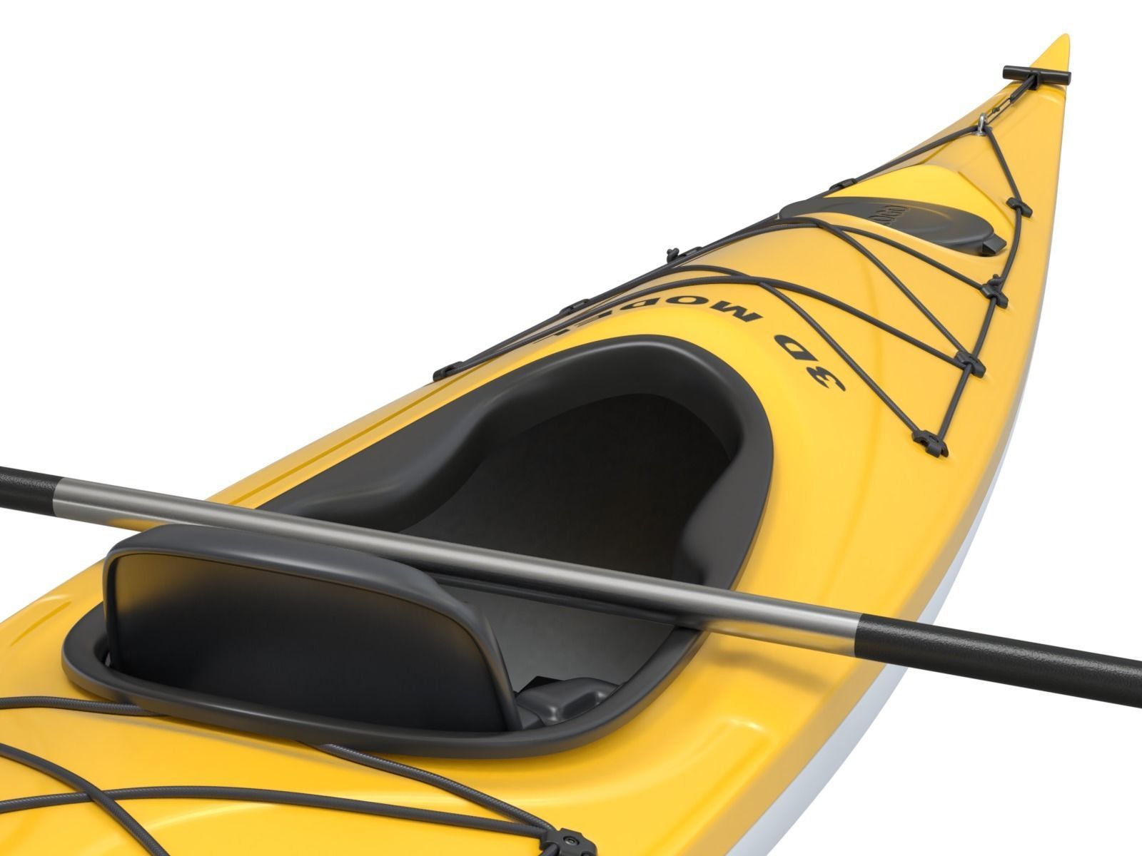 Kayak 3D model_9