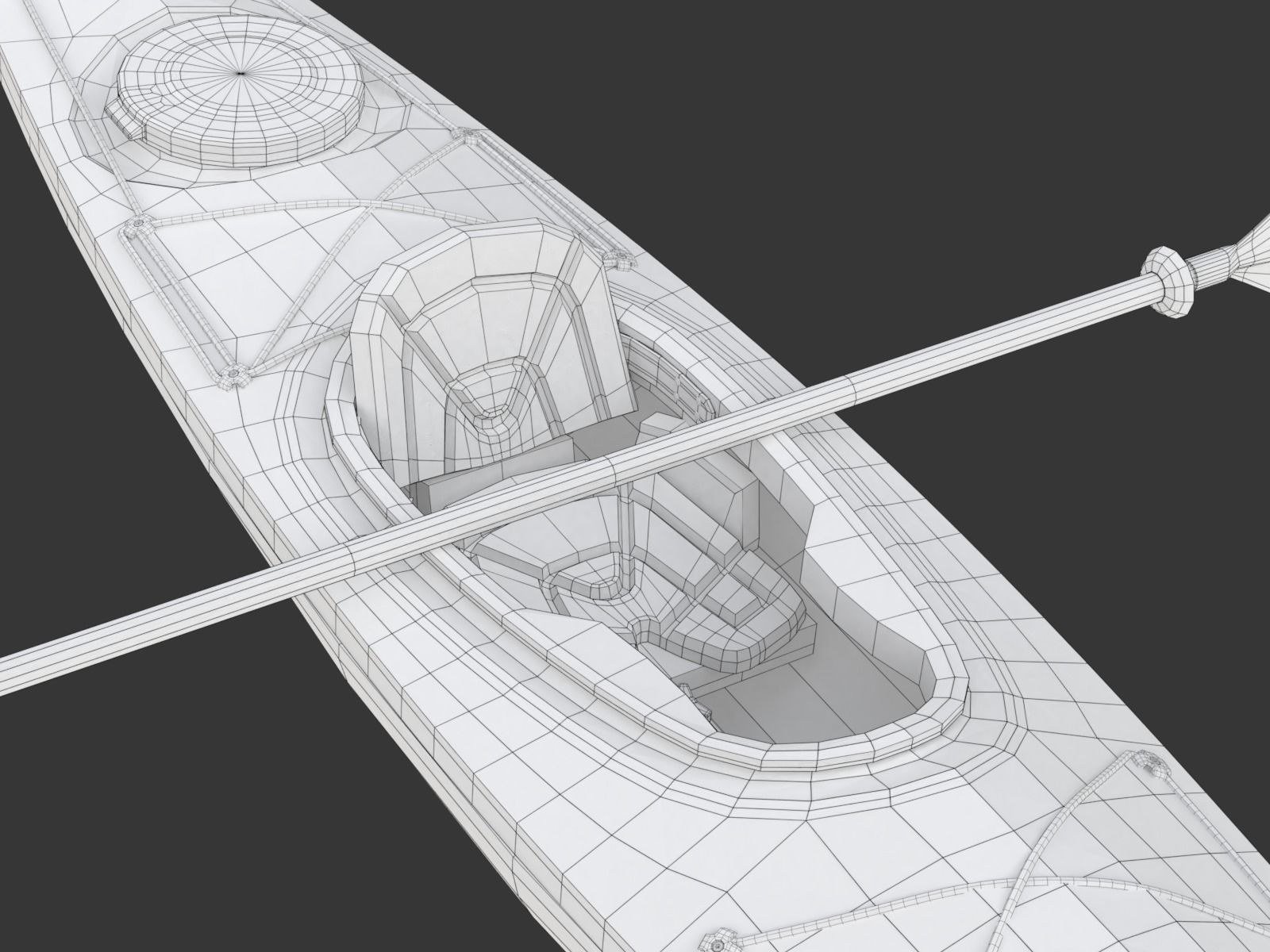 Kayak 3D model_25