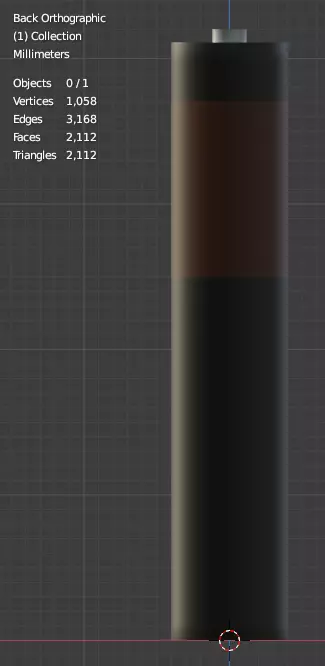 Battery Size AAA 3D model_0