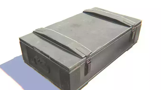 Ammo Box Low-poly 3D model