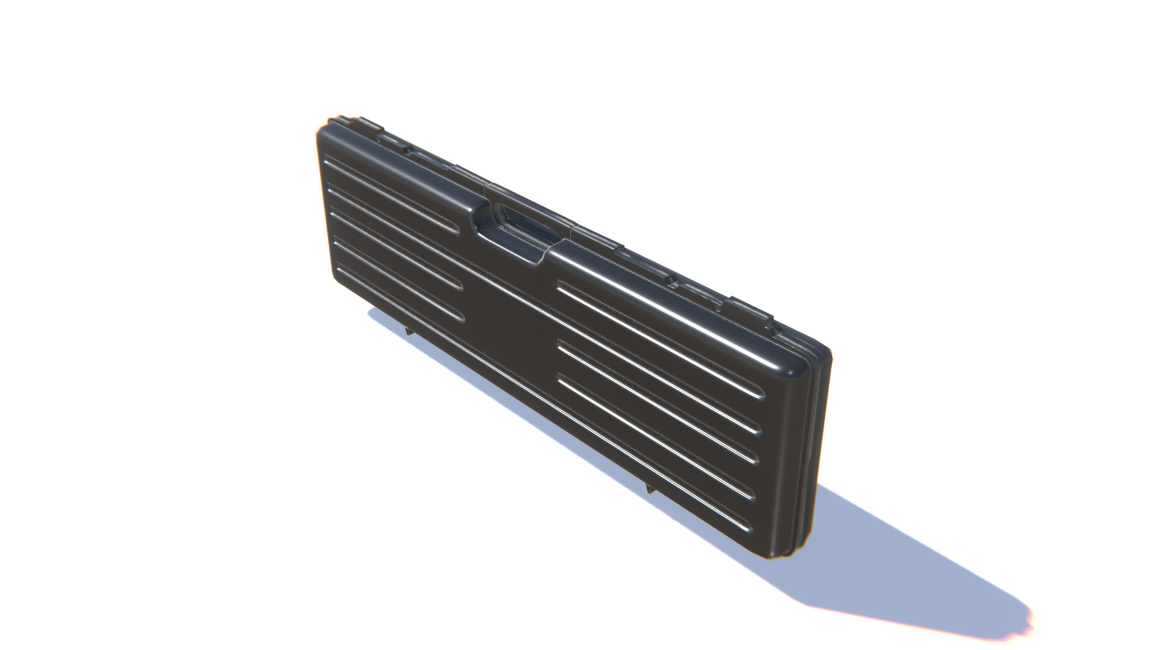 Tactical Rifle Case Low-poly 3D model_9
