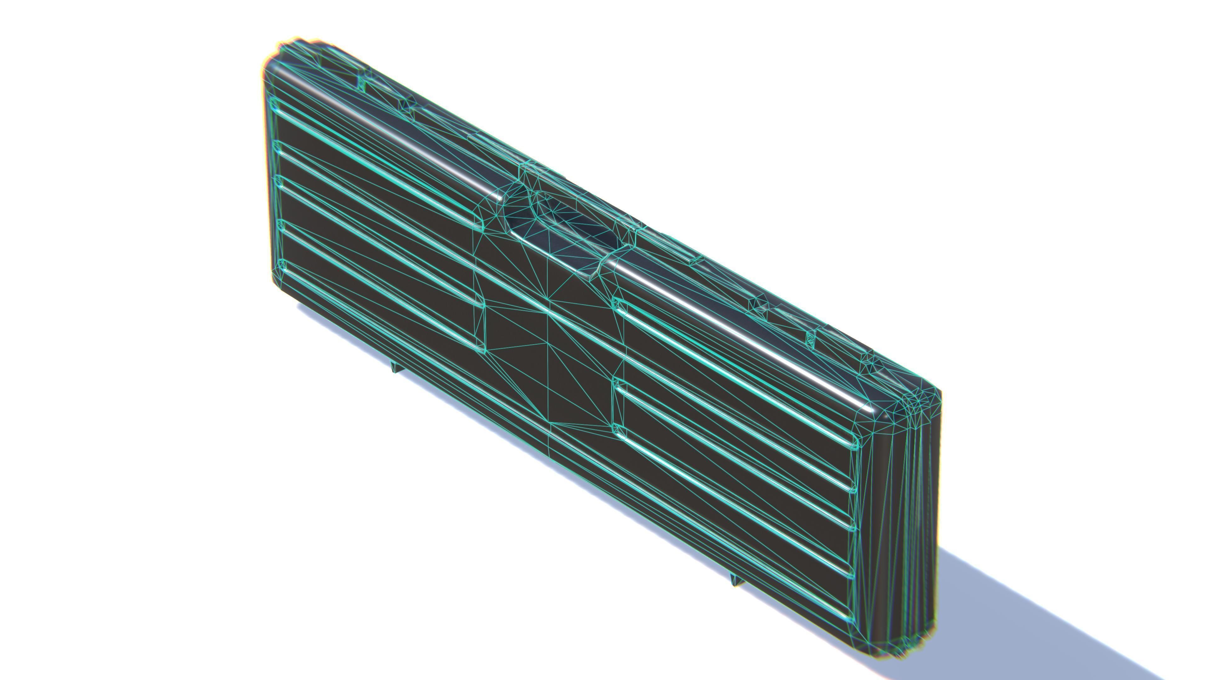 Tactical Rifle Case Low-poly 3D model_26