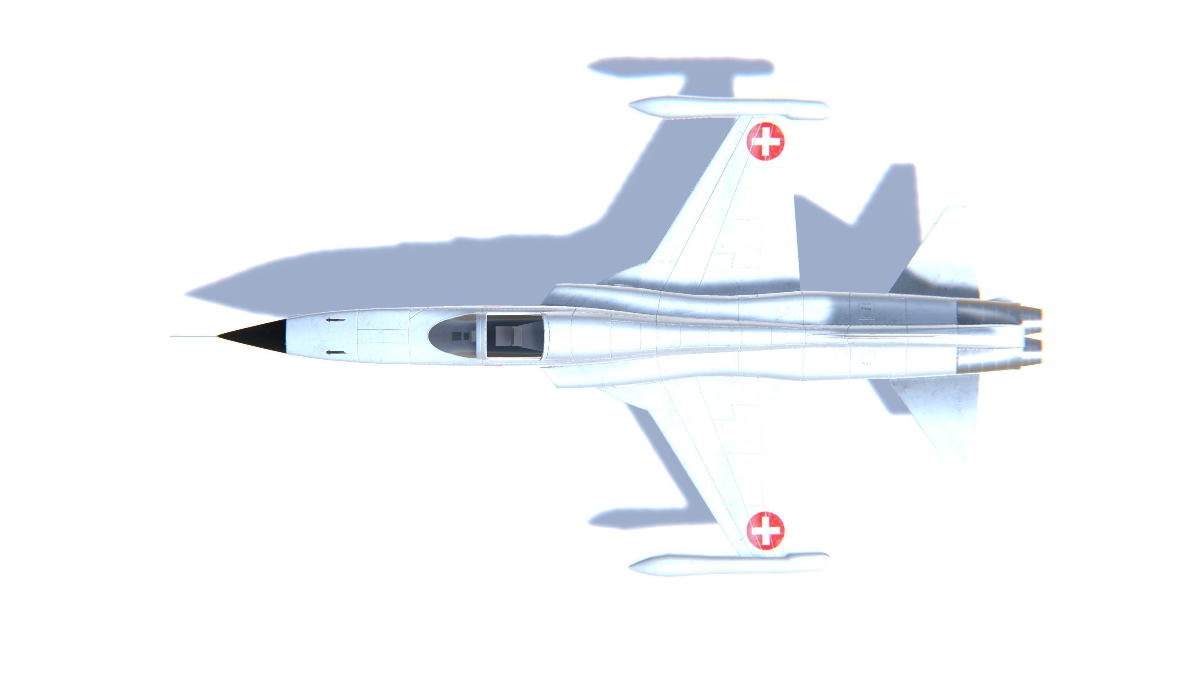 F-5 Tiger II Low-poly 3D model_22