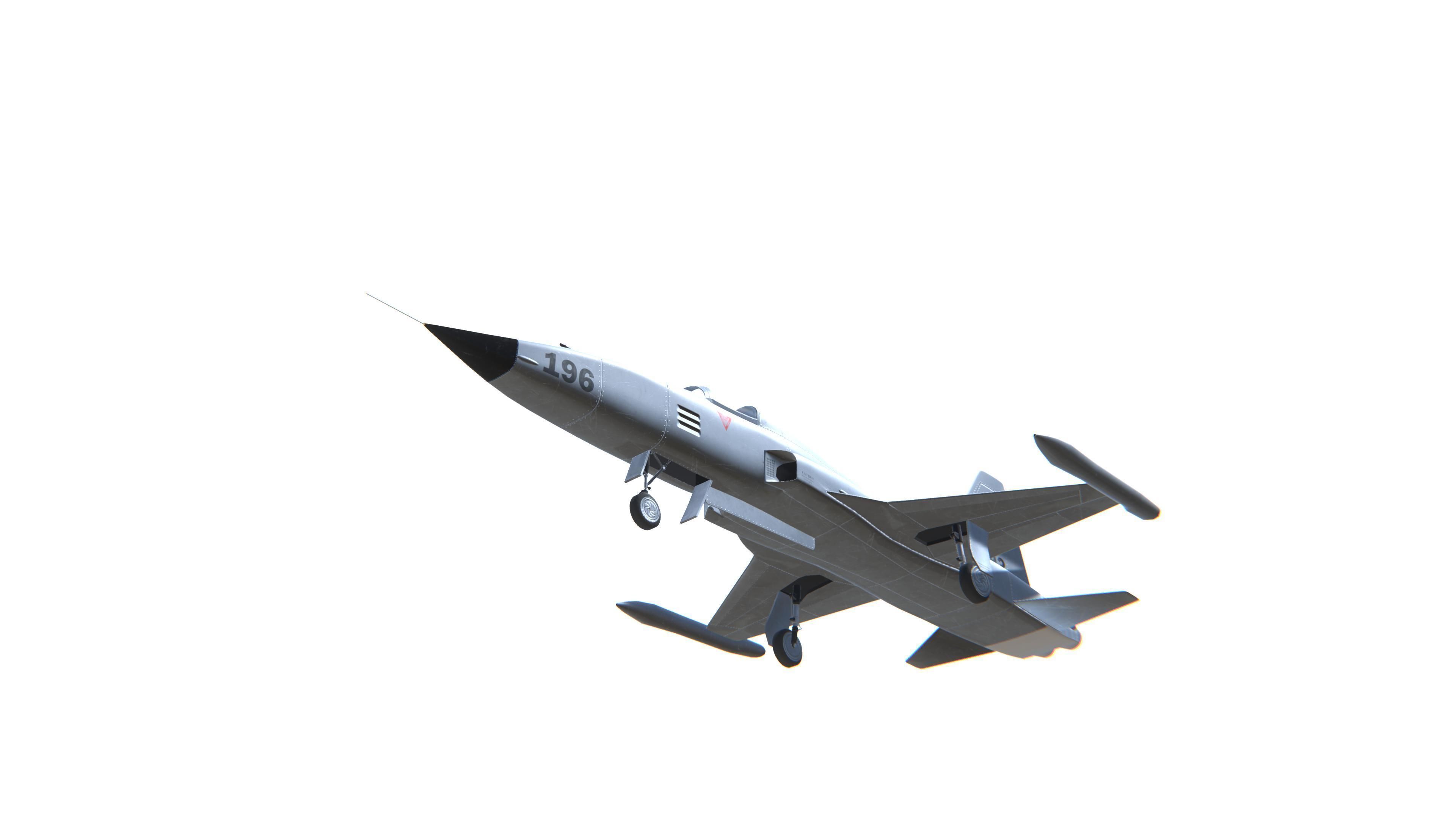 F-5 Tiger II Low-poly 3D model_10