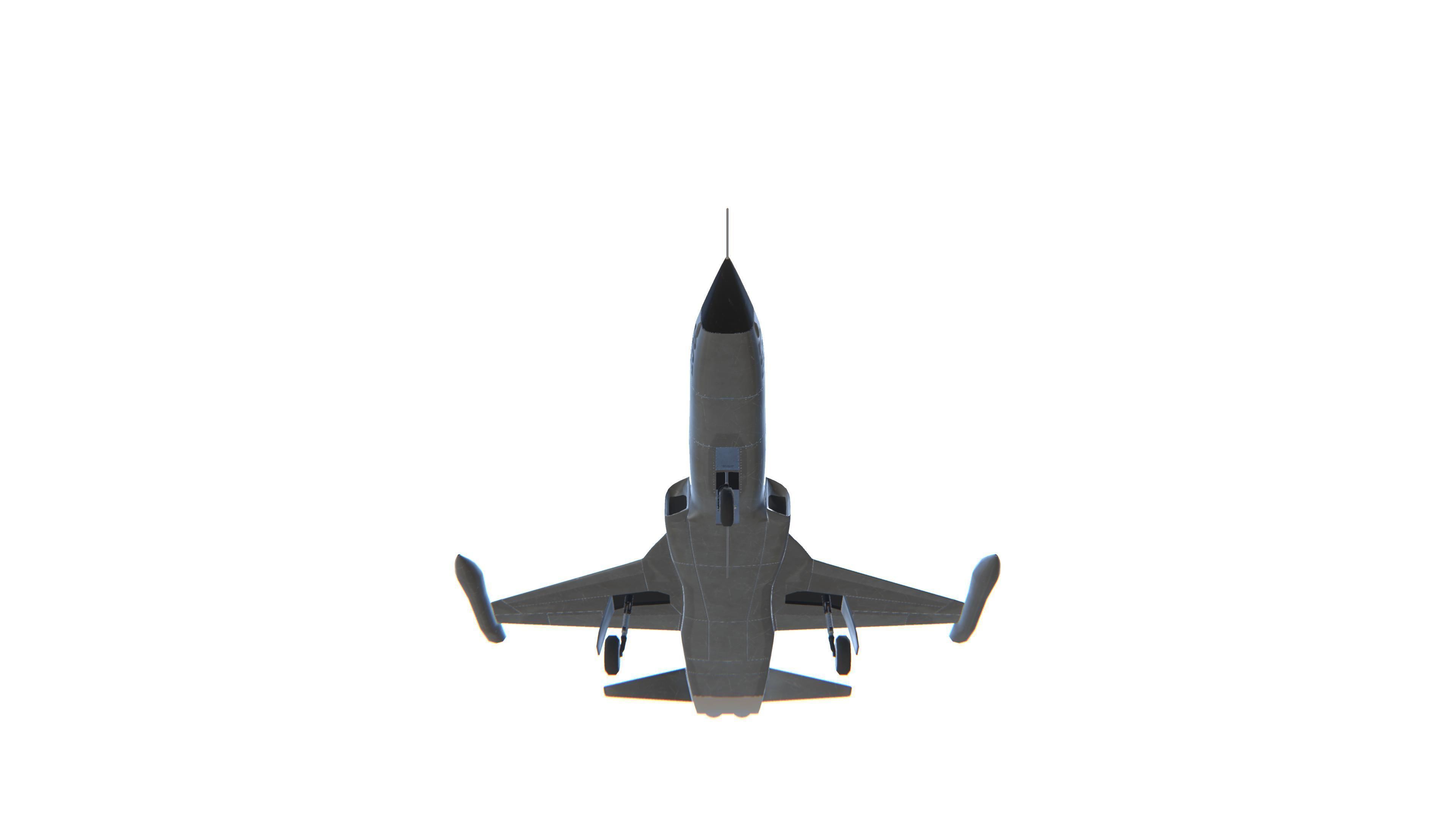 F-5 Tiger II Low-poly 3D model_11
