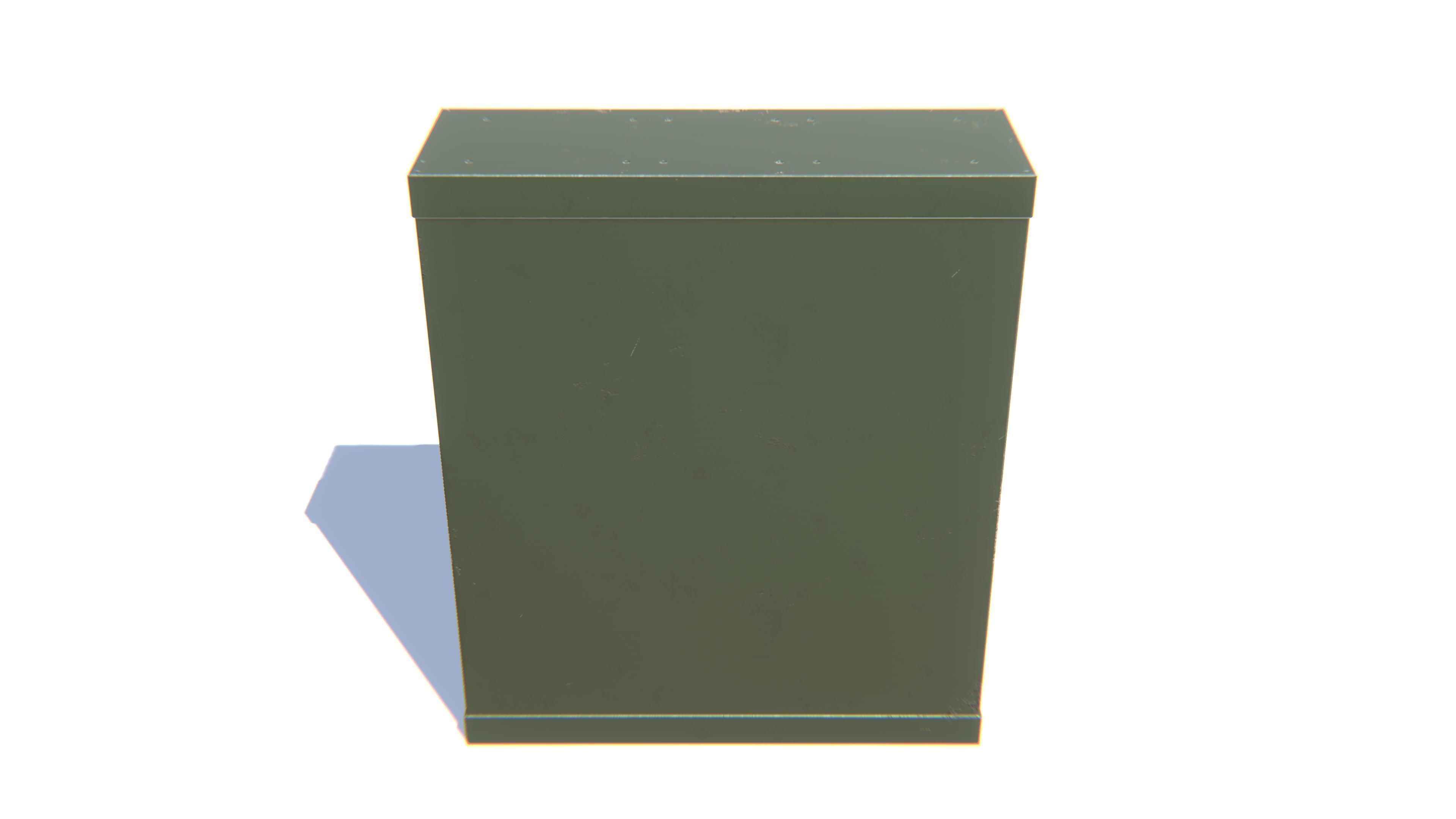 Weapon Storage Low-poly 3D model_4