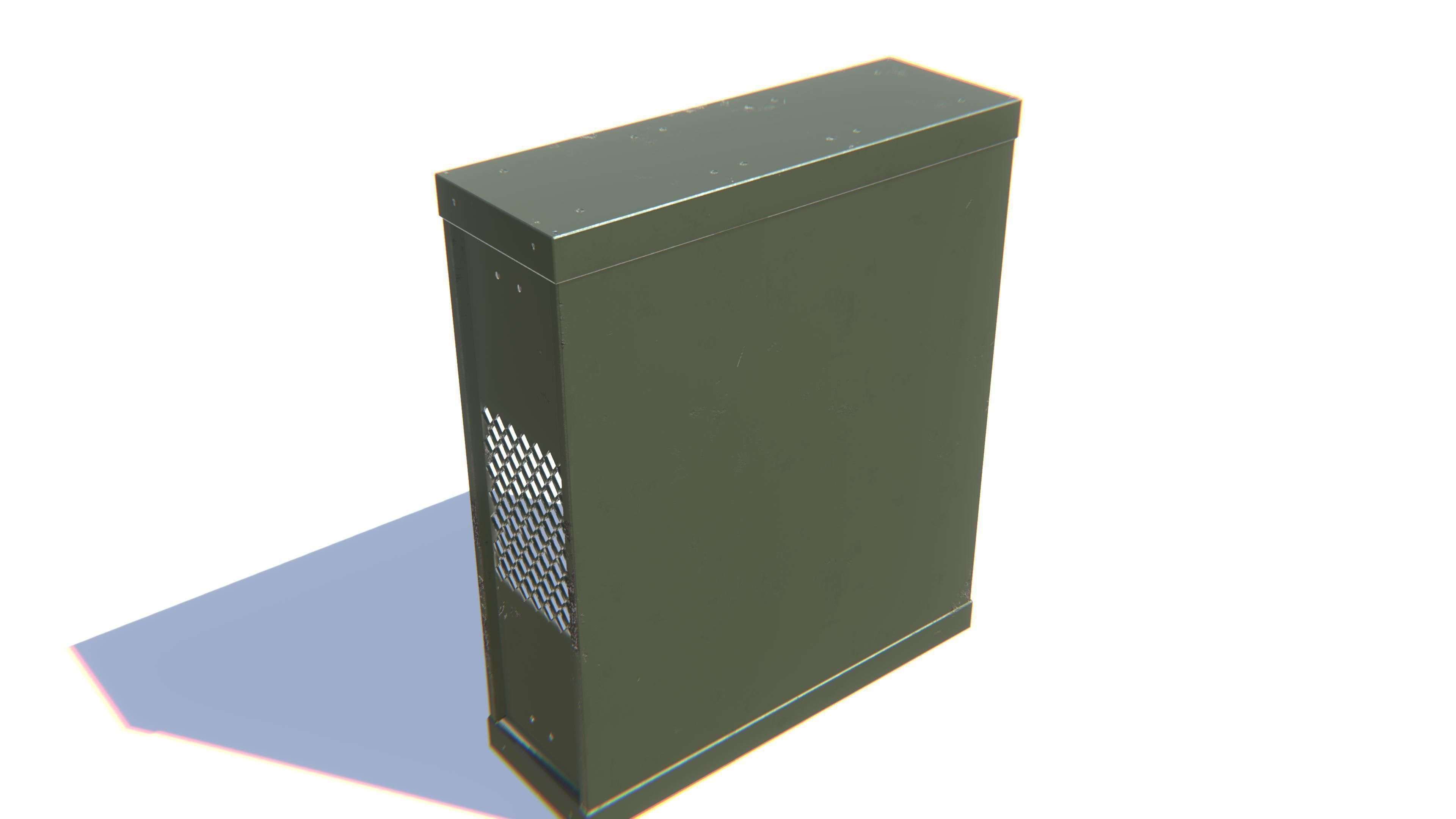 Weapon Storage Low-poly 3D model_5