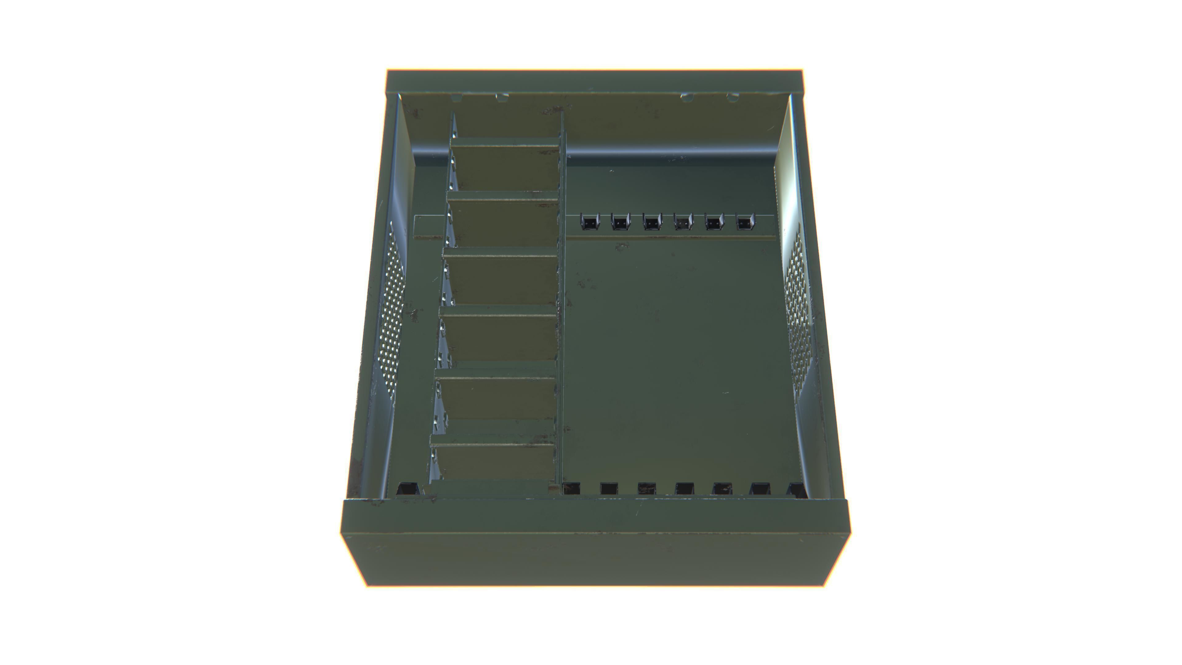 Weapon Storage Low-poly 3D model_17