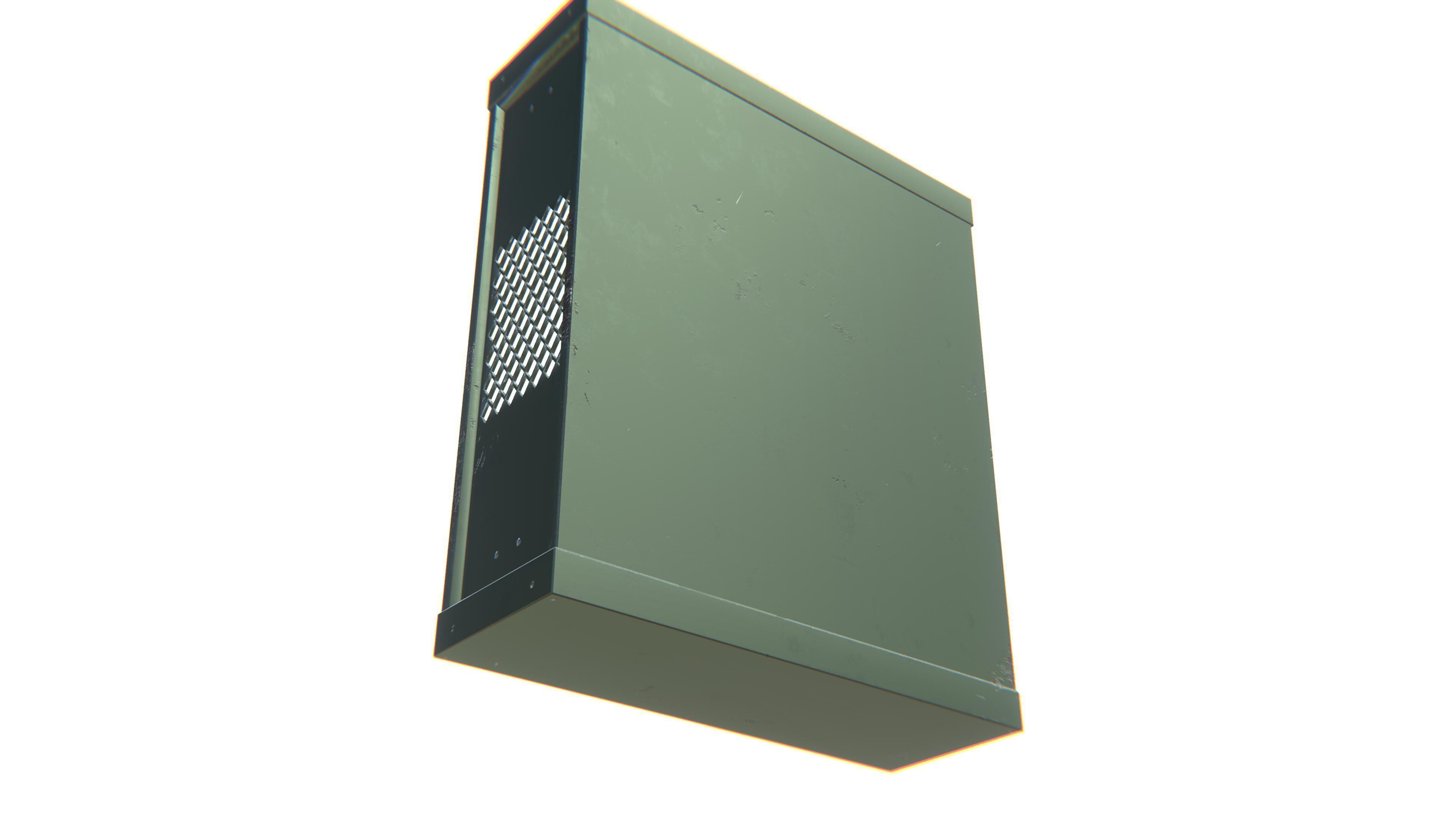 Weapon Storage Low-poly 3D model_14