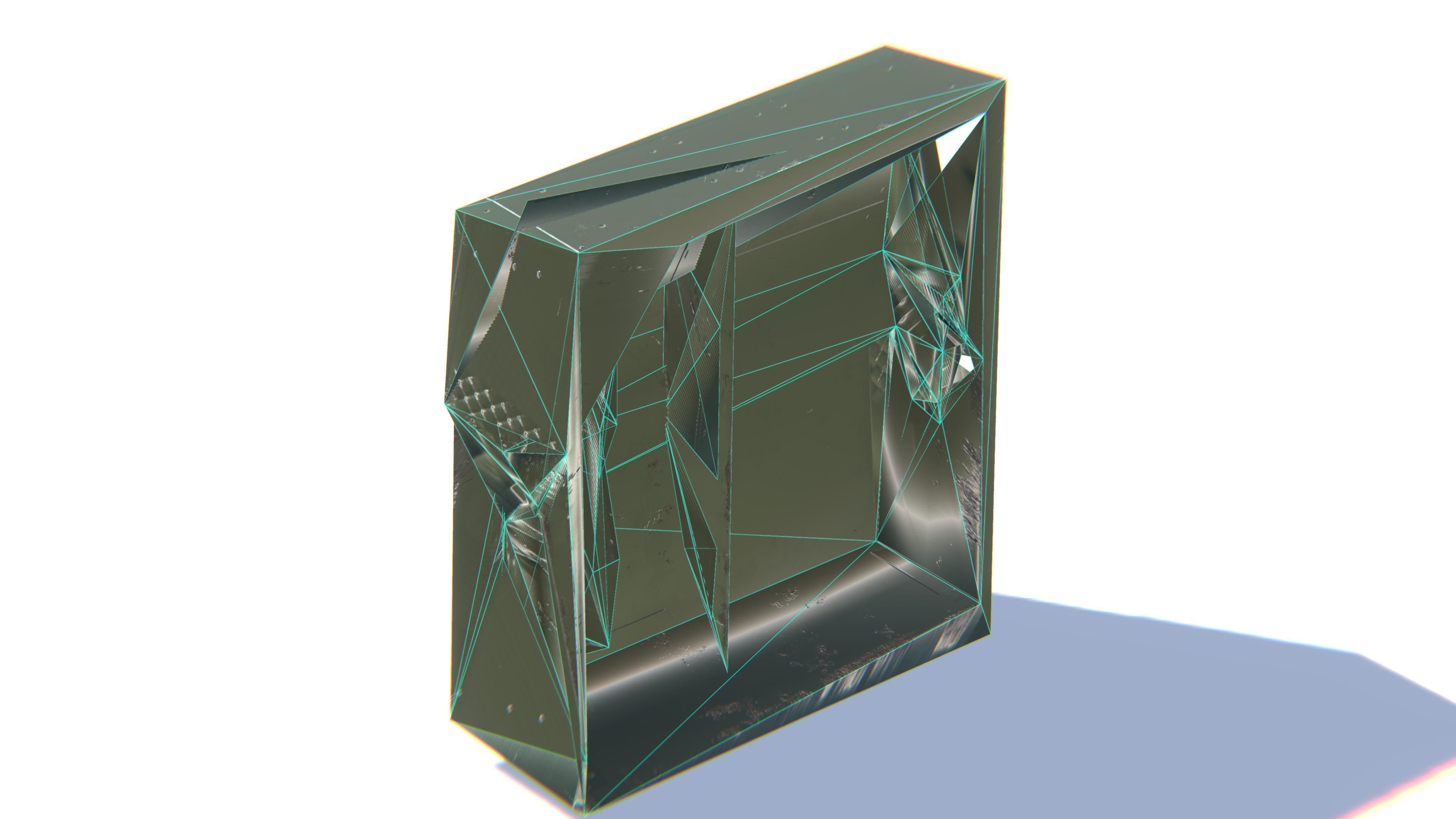 Weapon Storage Low-poly 3D model_29