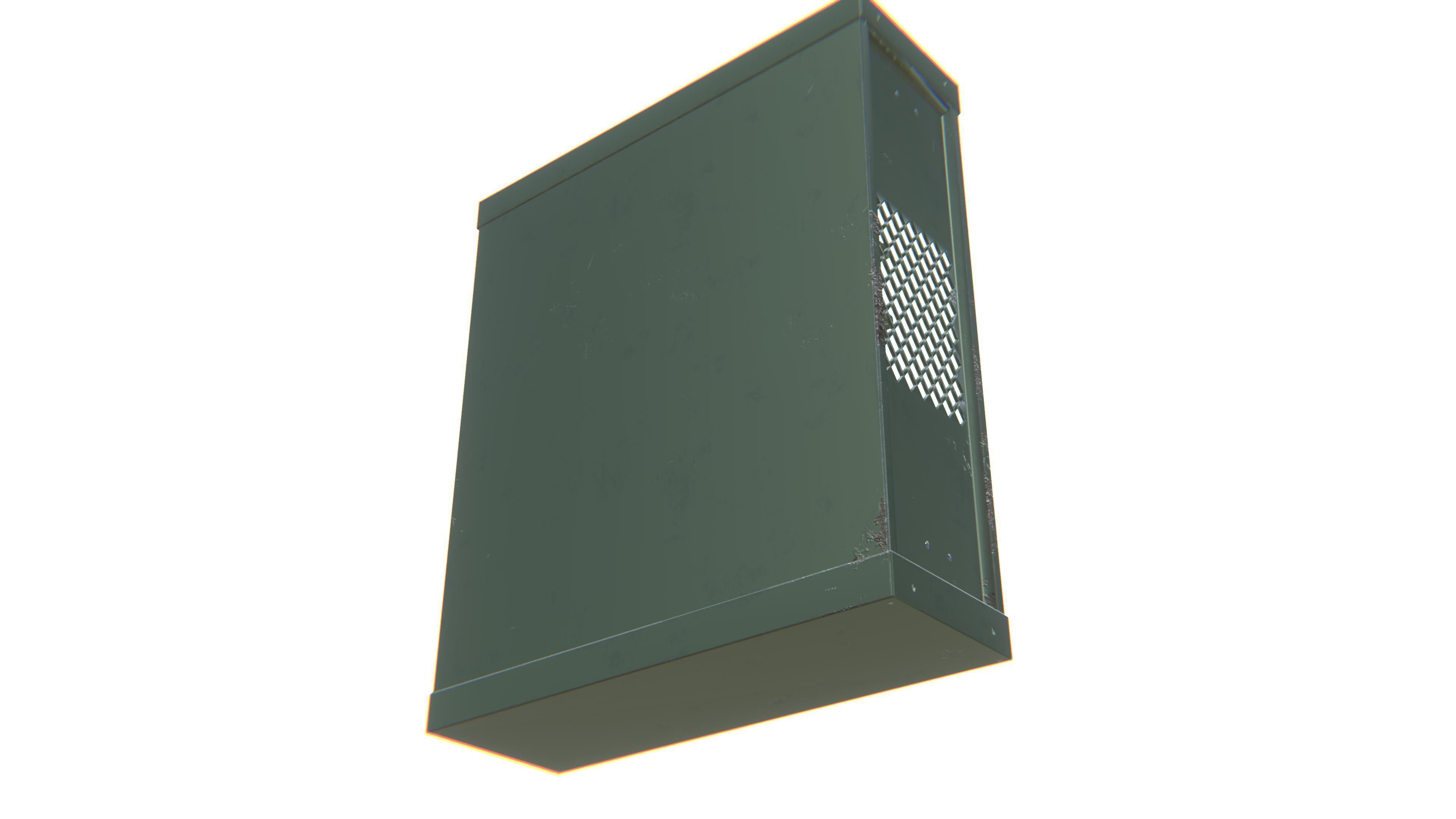 Weapon Storage Low-poly 3D model_12