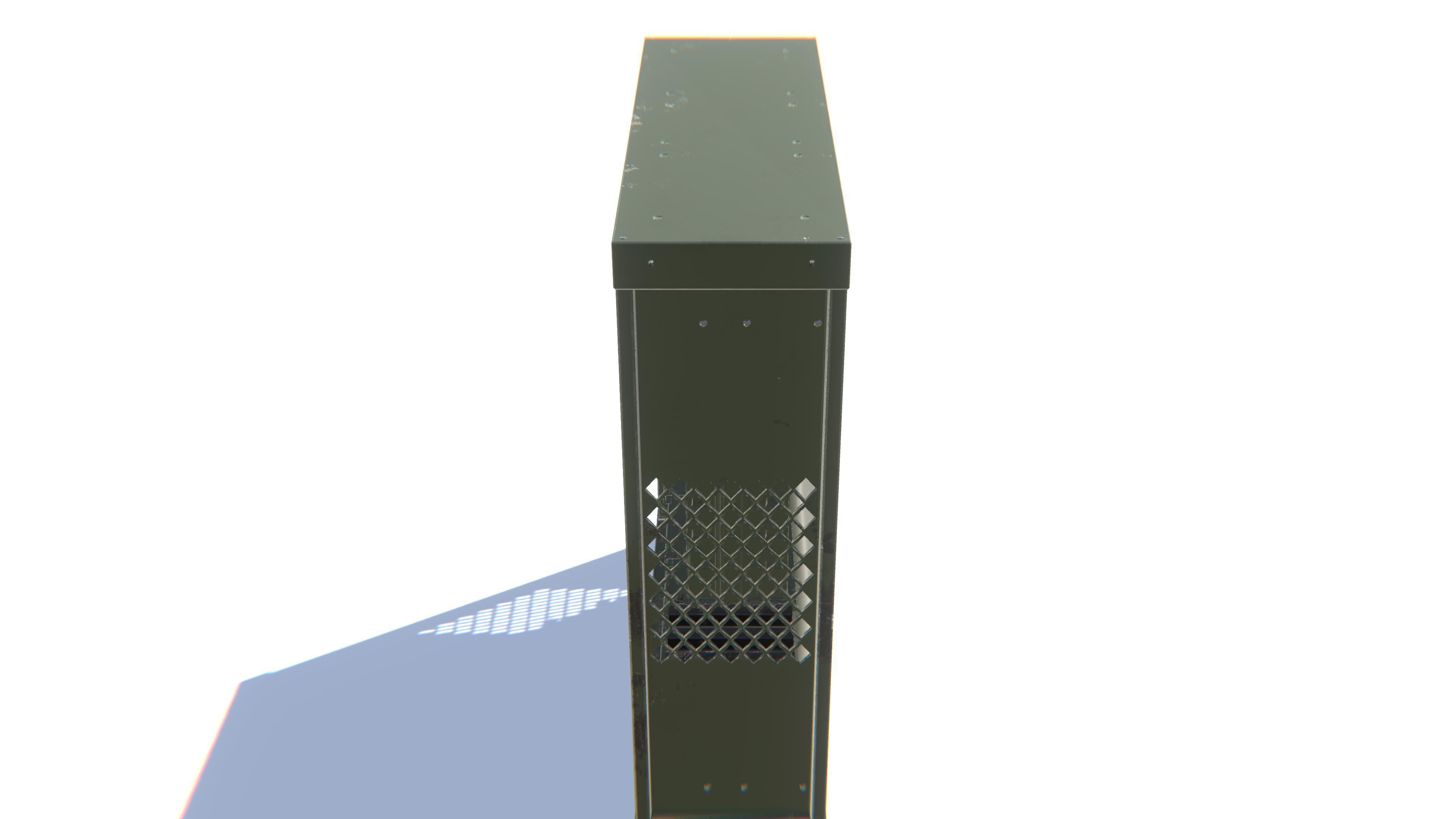 Weapon Storage Low-poly 3D model_6