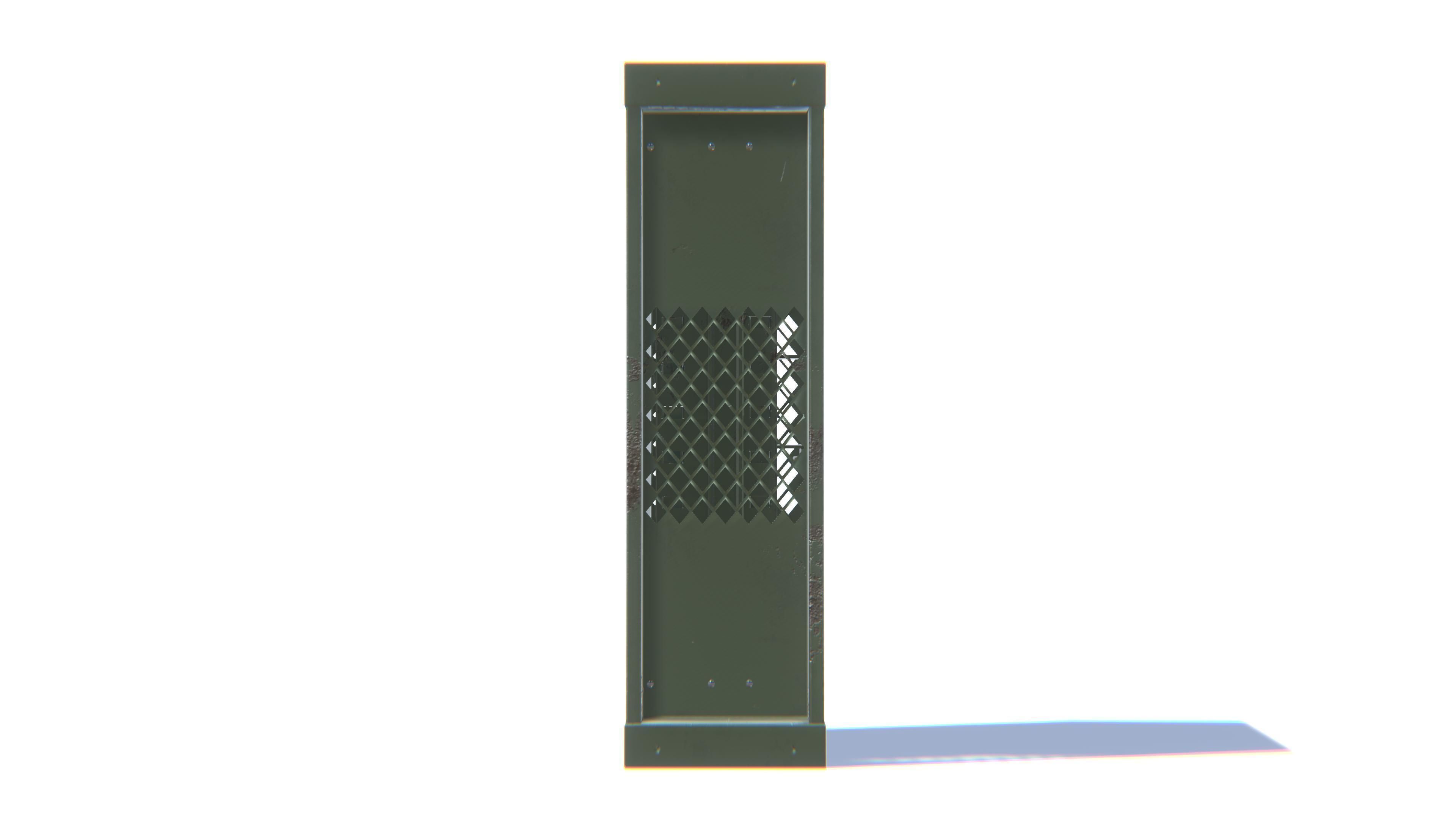 Weapon Storage Low-poly 3D model_19