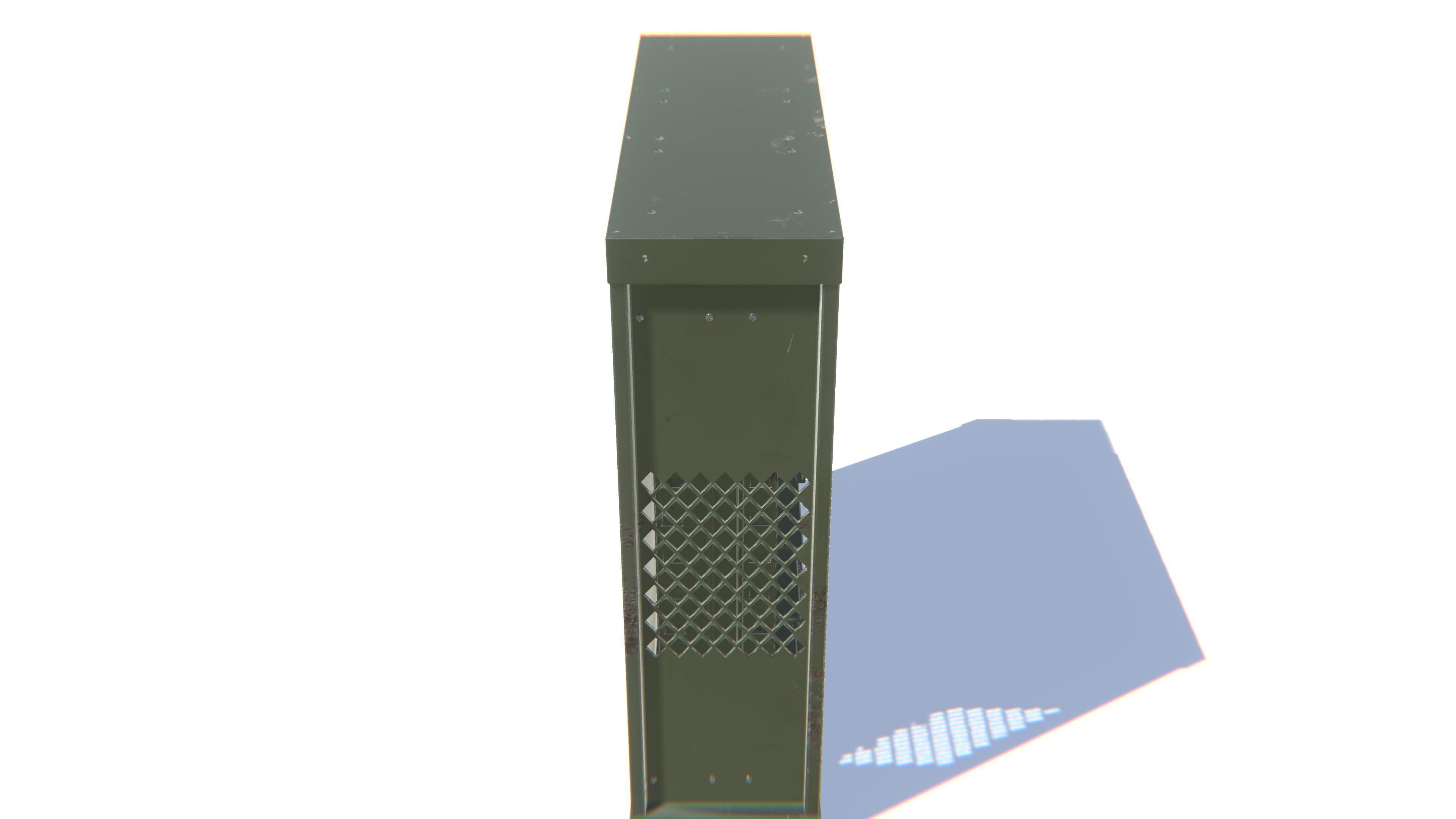 Weapon Storage Low-poly 3D model_2