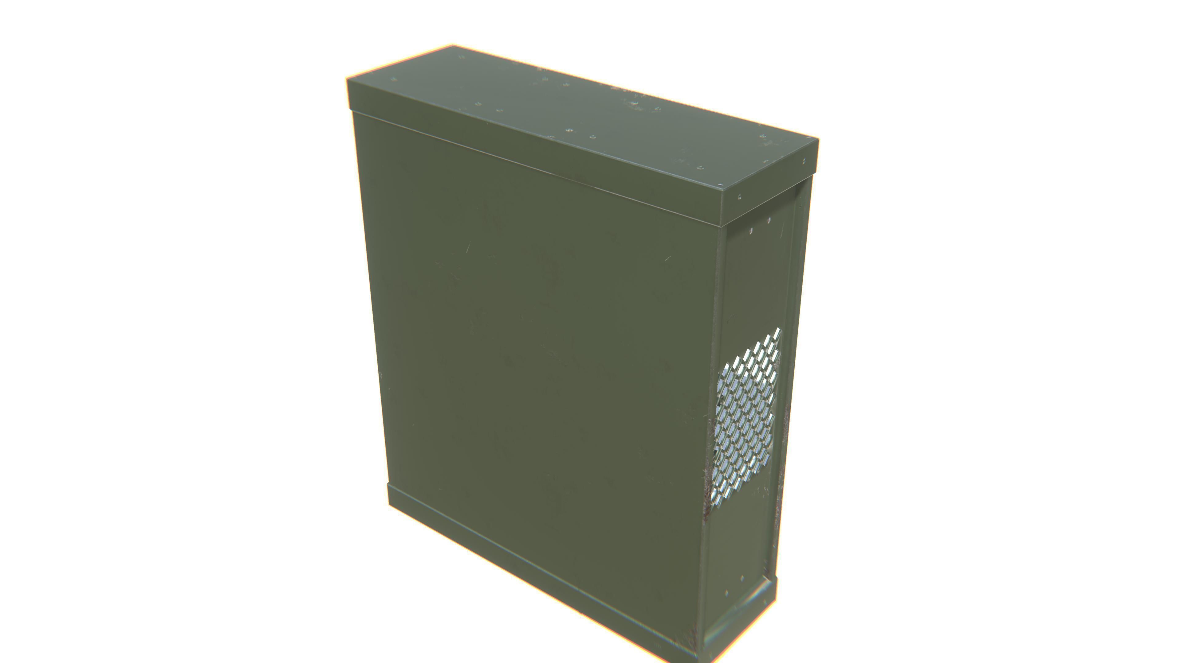 Weapon Storage Low-poly 3D model_3