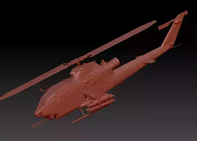 Ah-bai1f armed helicopter