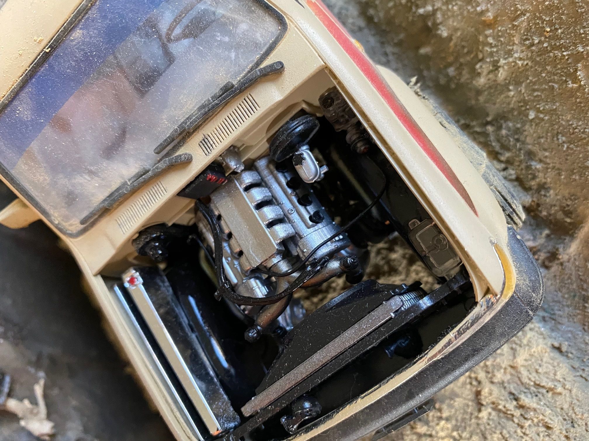 BILLET TOYOTA TT V8 LAND SPEED ENGINE LAND CRUISER 3D print model_3