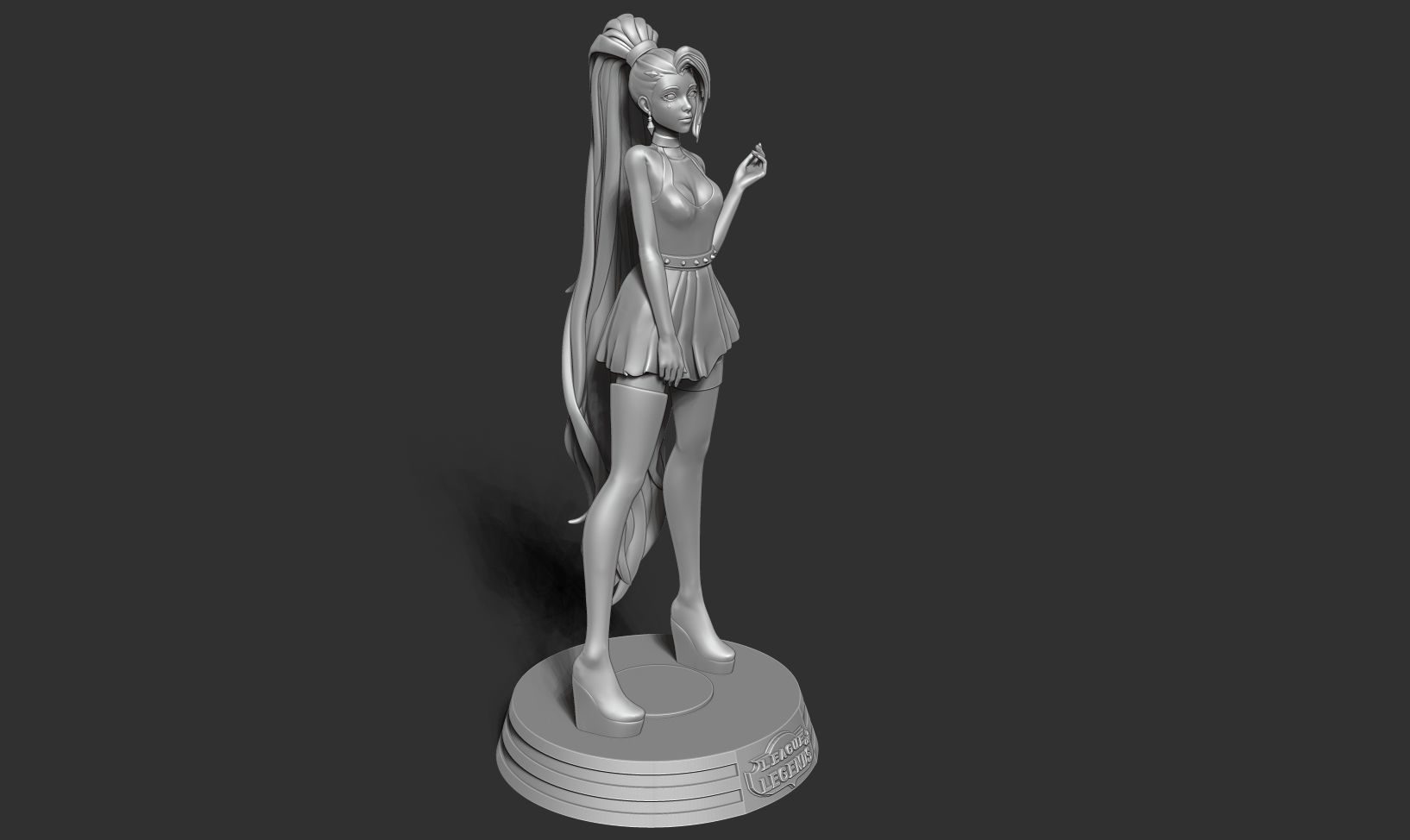 Seraphine - League of Legends Fanart 3D print model_19