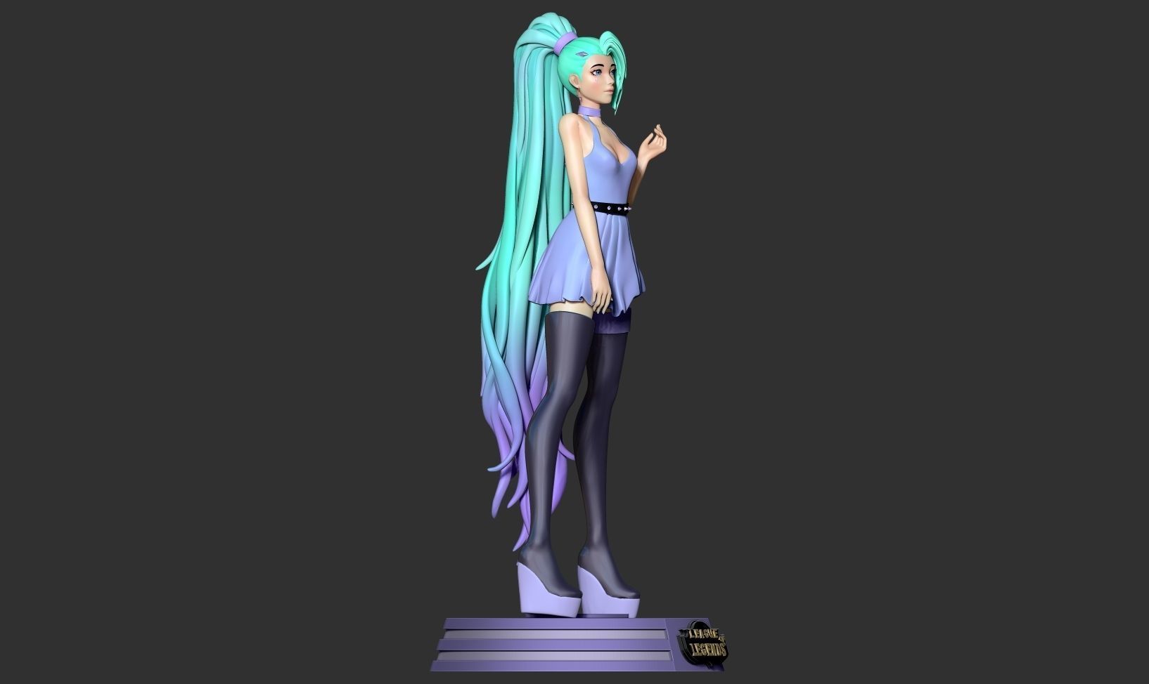 Seraphine - League of Legends Fanart 3D print model_16