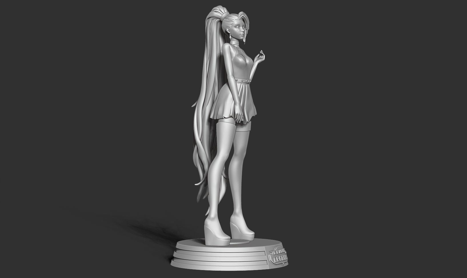 Seraphine - League of Legends Fanart 3D print model_17