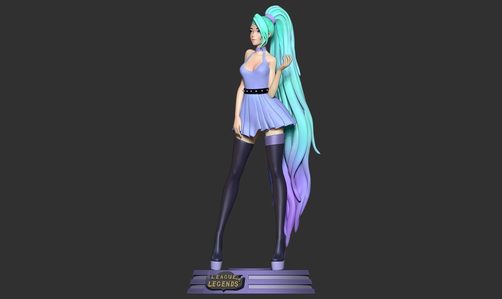 Seraphine - League of Legends Fanart 3D print model_14