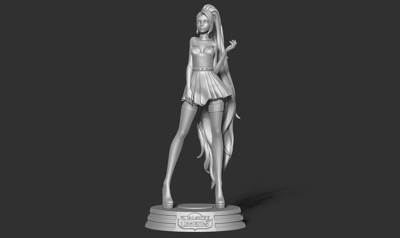 Seraphine - League of Legends Fanart 3D print model_13