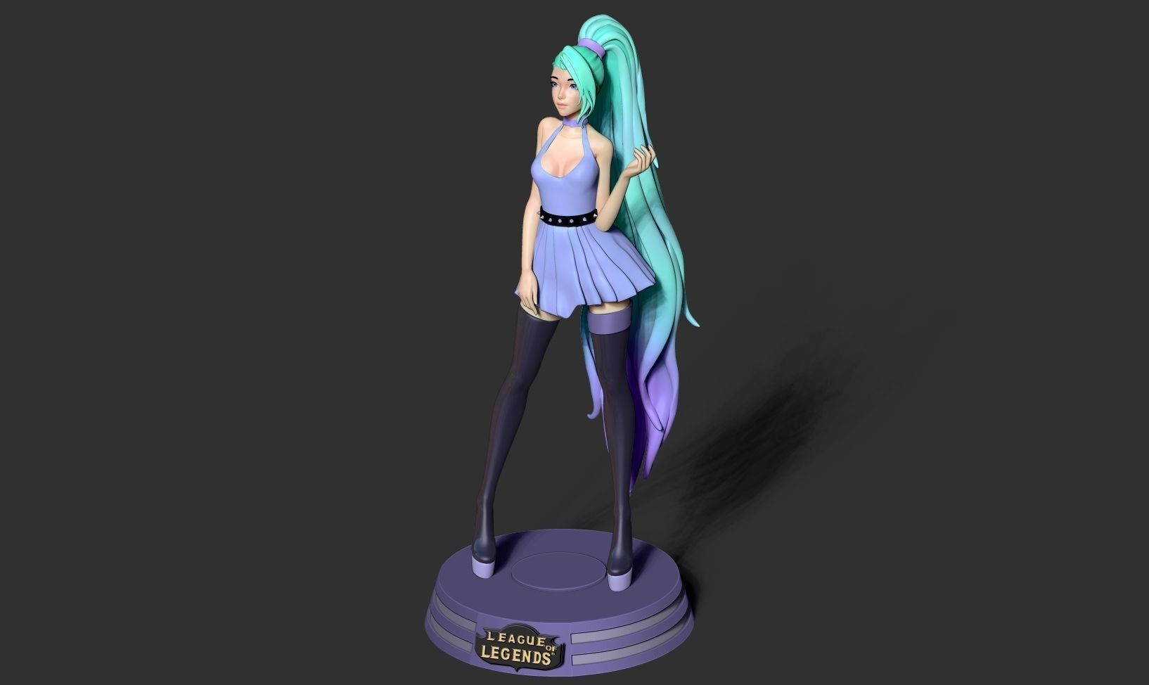Seraphine - League of Legends Fanart 3D print model_20