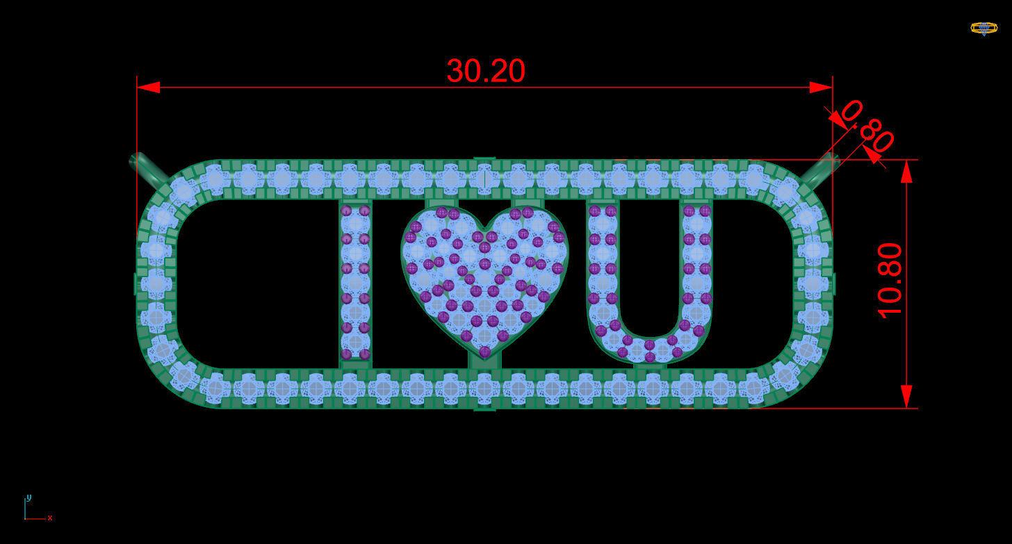 Pendant 10 3D print model_9