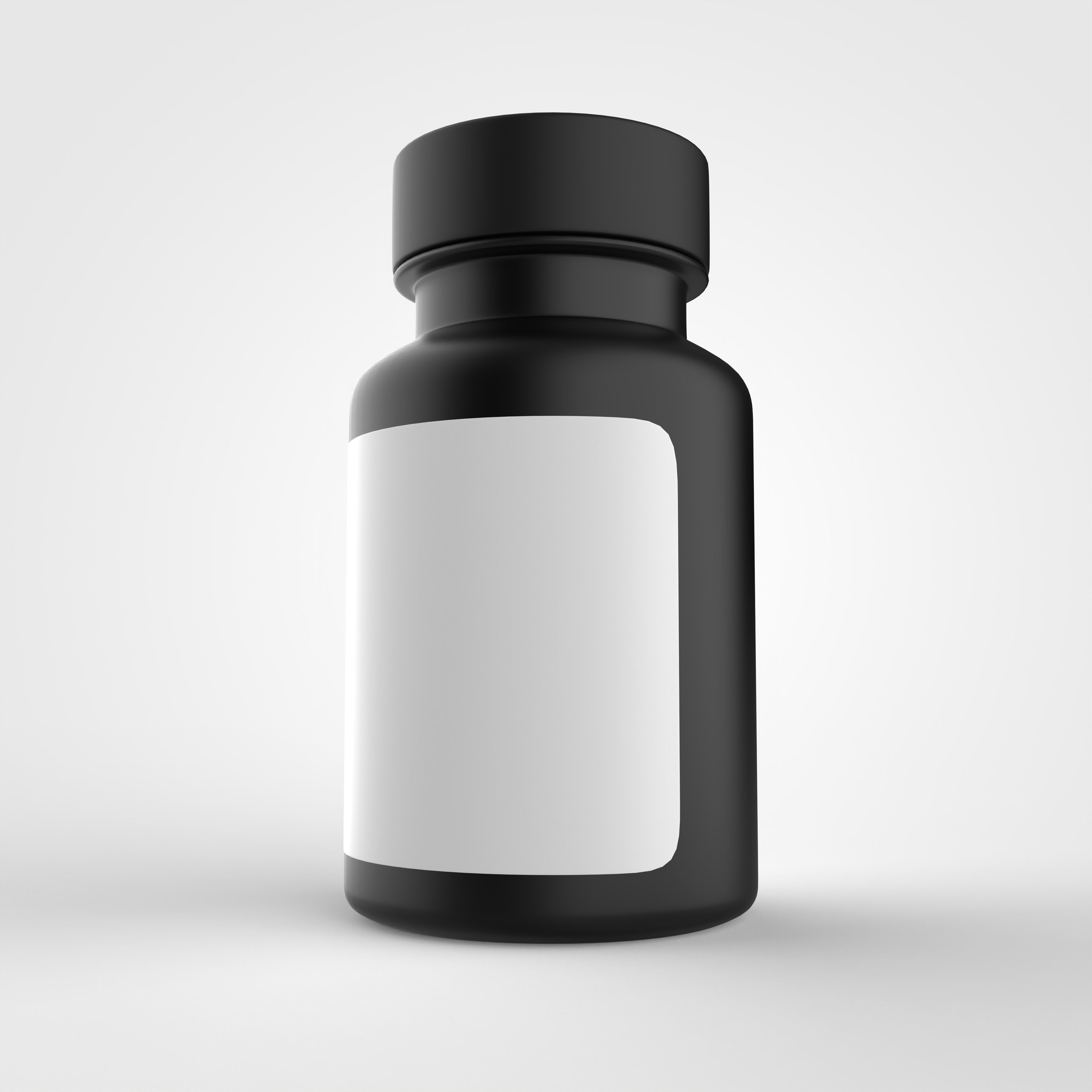 Bottle for vitamins or pills and dietary supplements 3D model_19