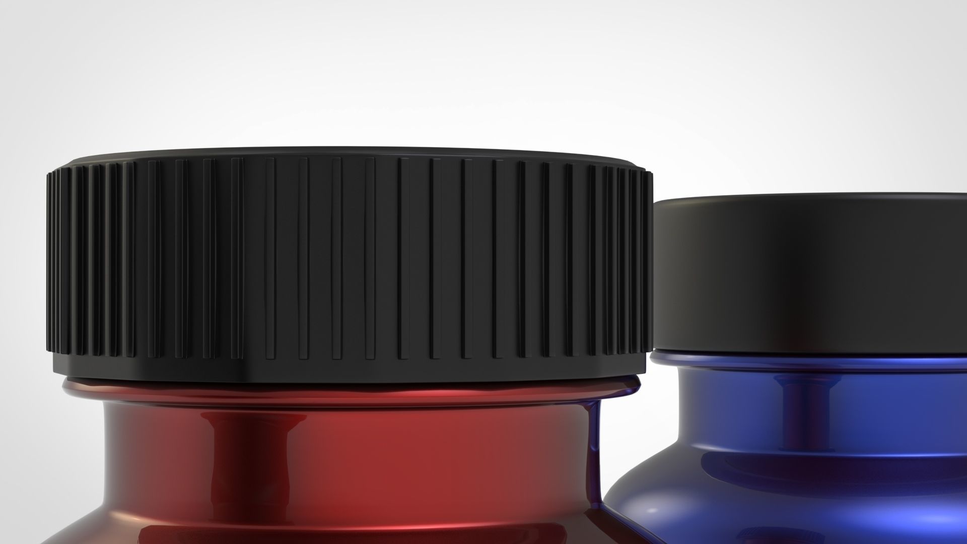 Bottle for vitamins or pills and dietary supplements 3D model_21