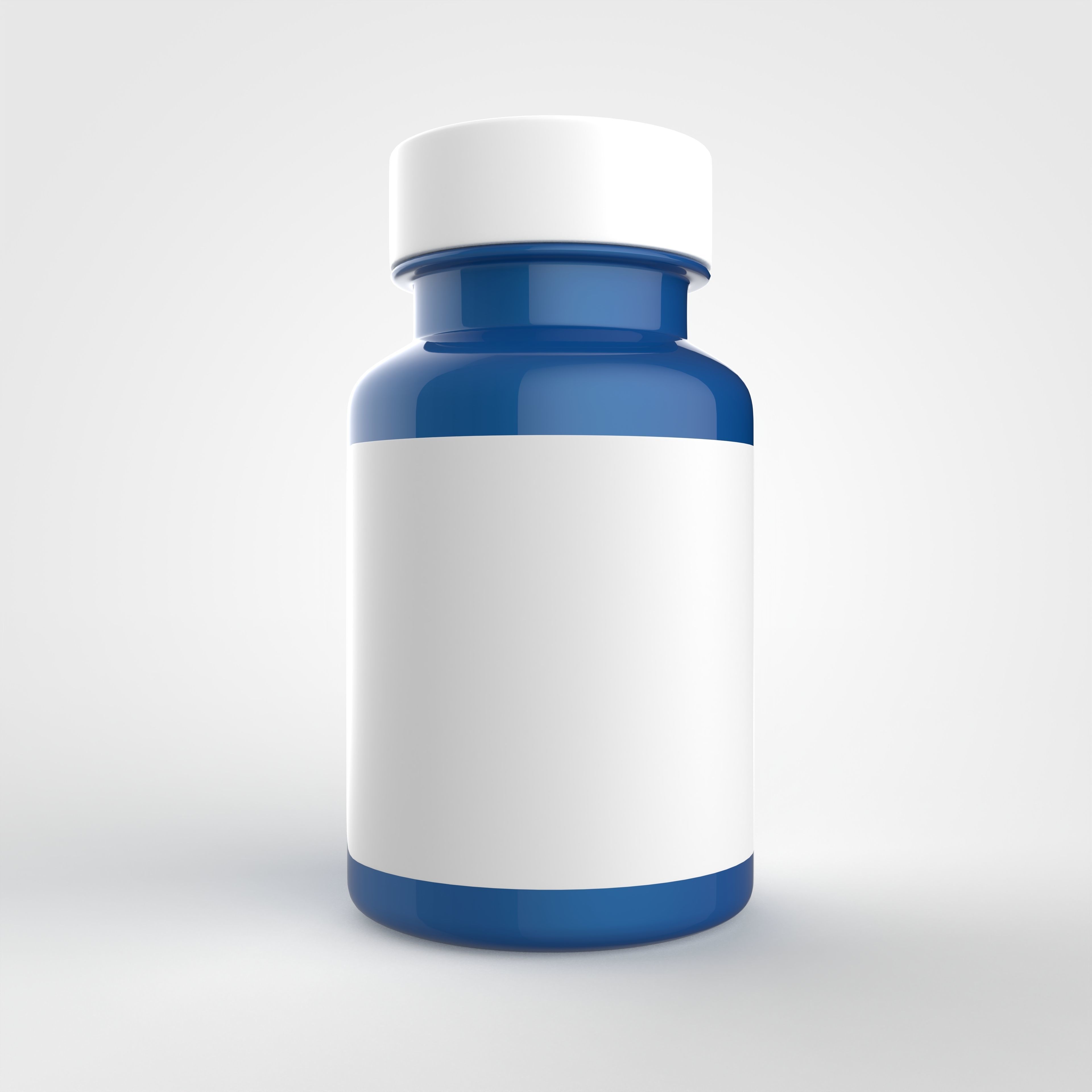 Bottle for vitamins or pills and dietary supplements 3D model_6